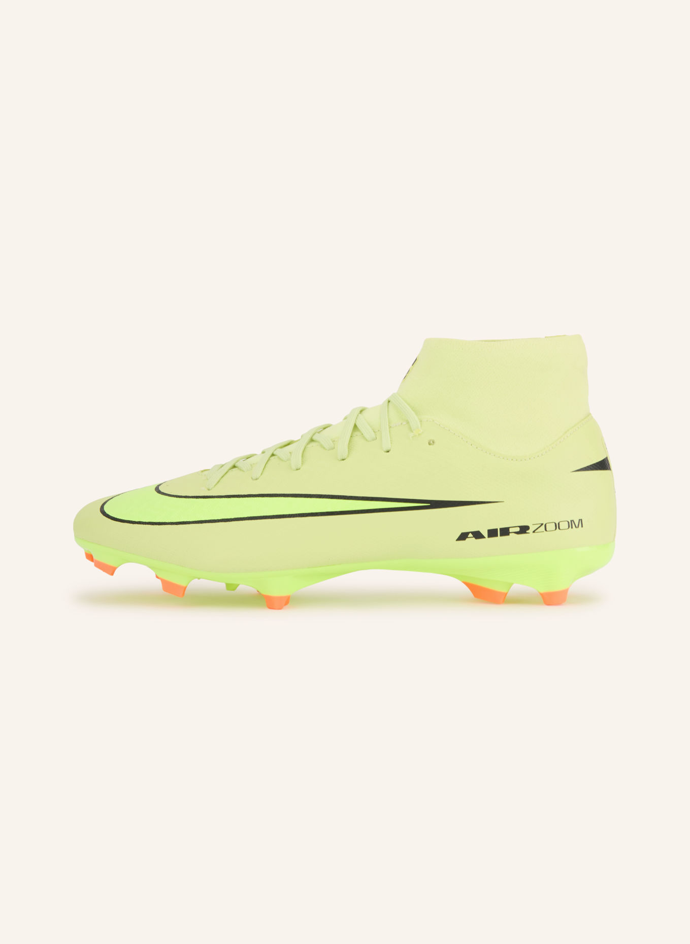Nike Fodboldsko SUPERFLY 10 ACADEMY: NEONGUL / SORT