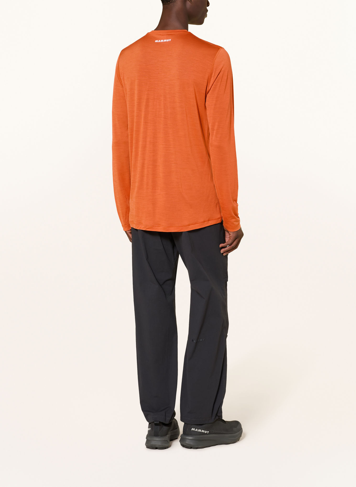 MAMMUT Long sleeve shirt TREE WOOL FL: ORANGE