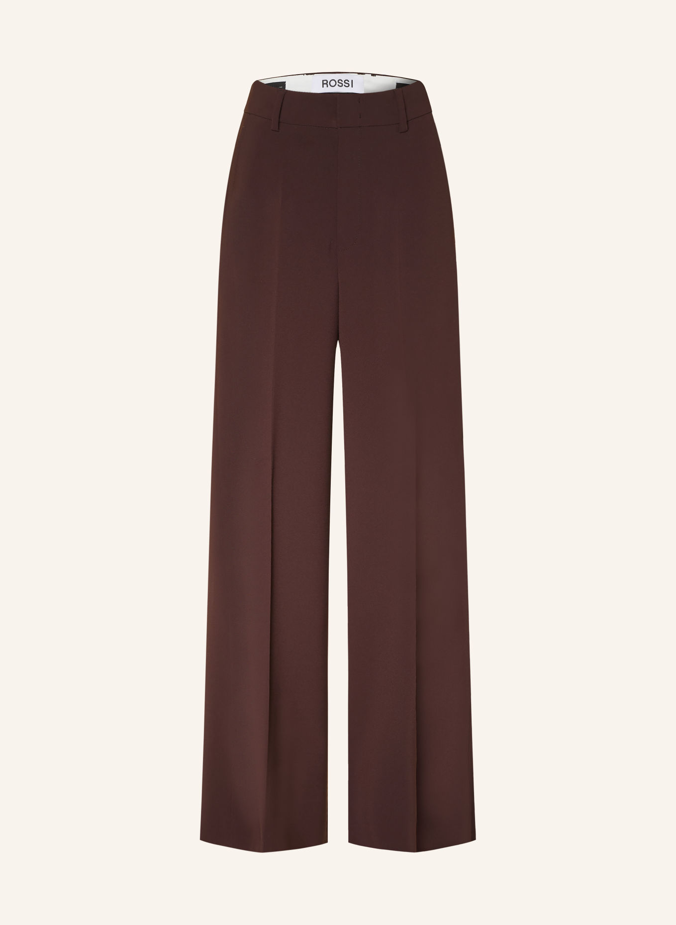 ROSSI IVON Trousers: DARK BROWN