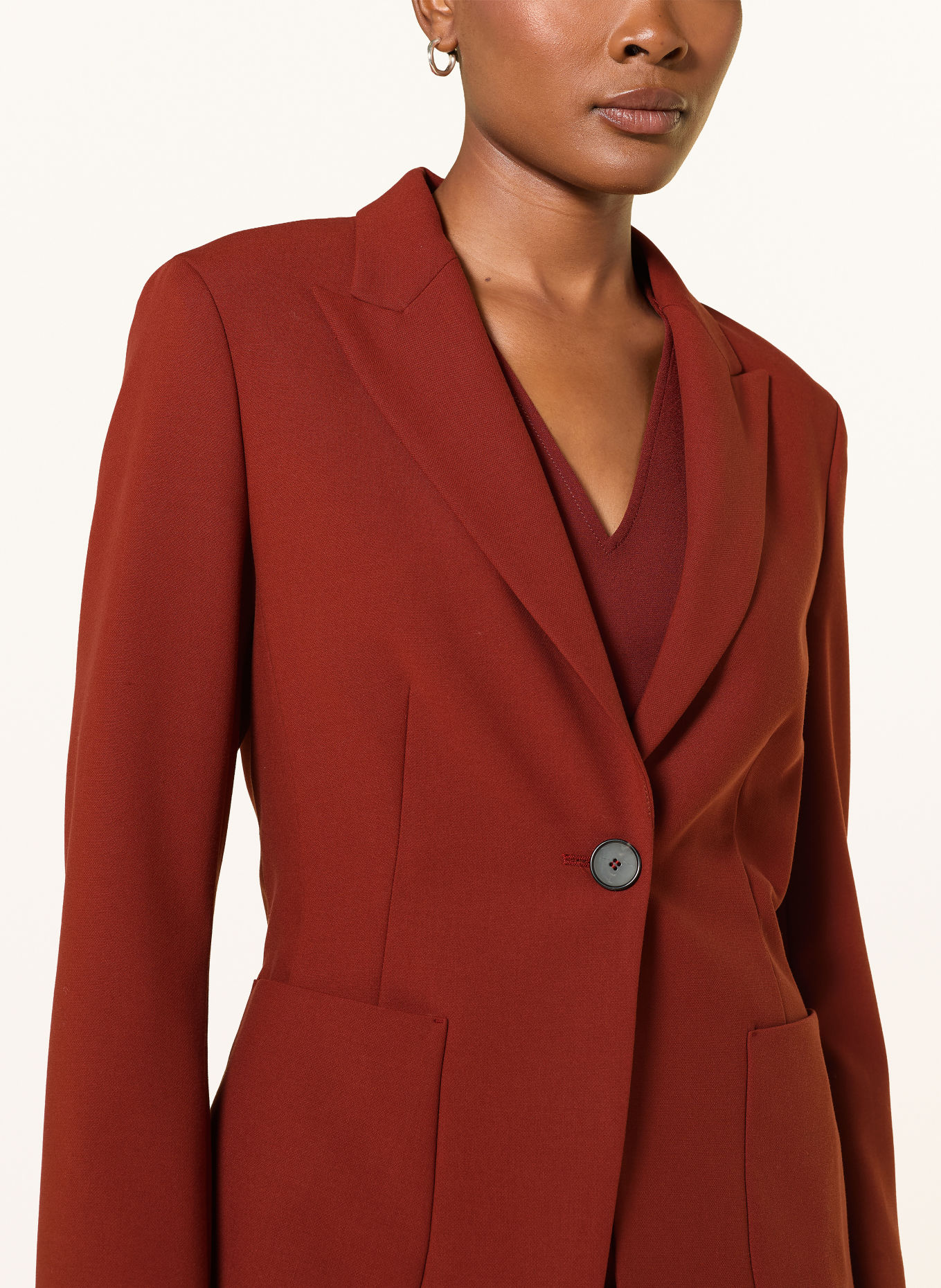 windsor. Blazer: DUNKELROT