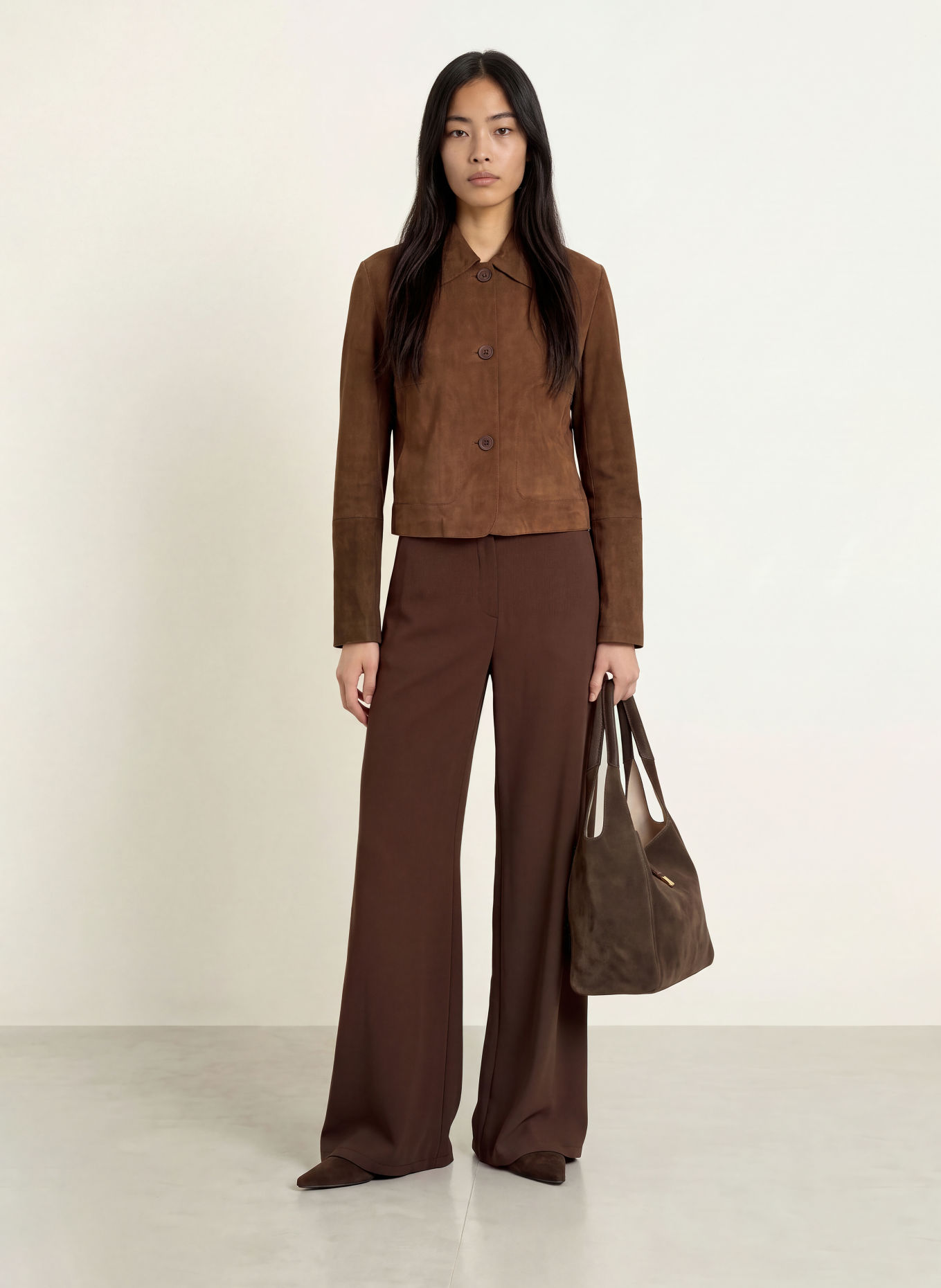 REPEAT Lederjacke: DUNKELBRAUN