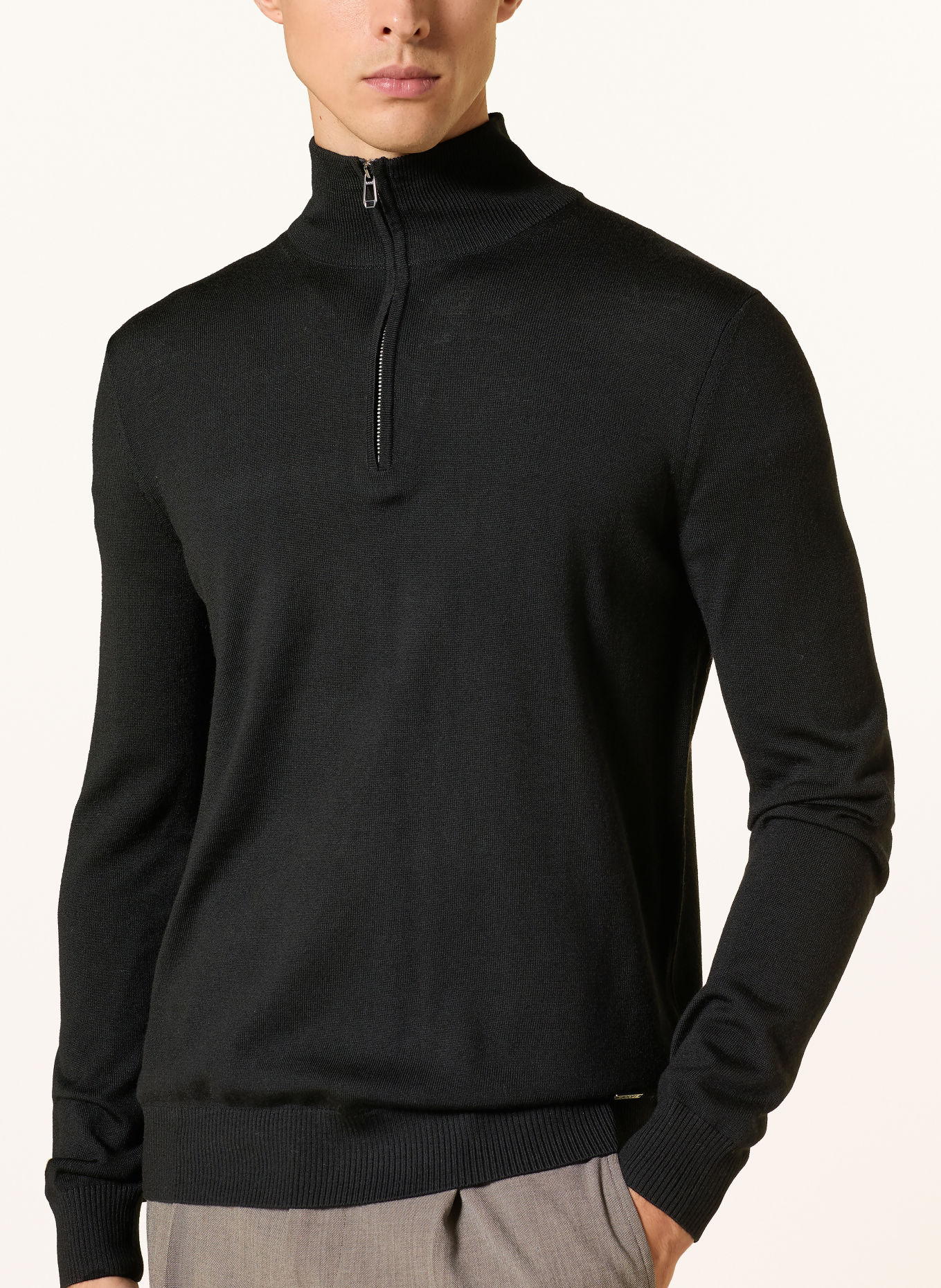 JOOP! Half-zip sweater DARIO: BLACK
