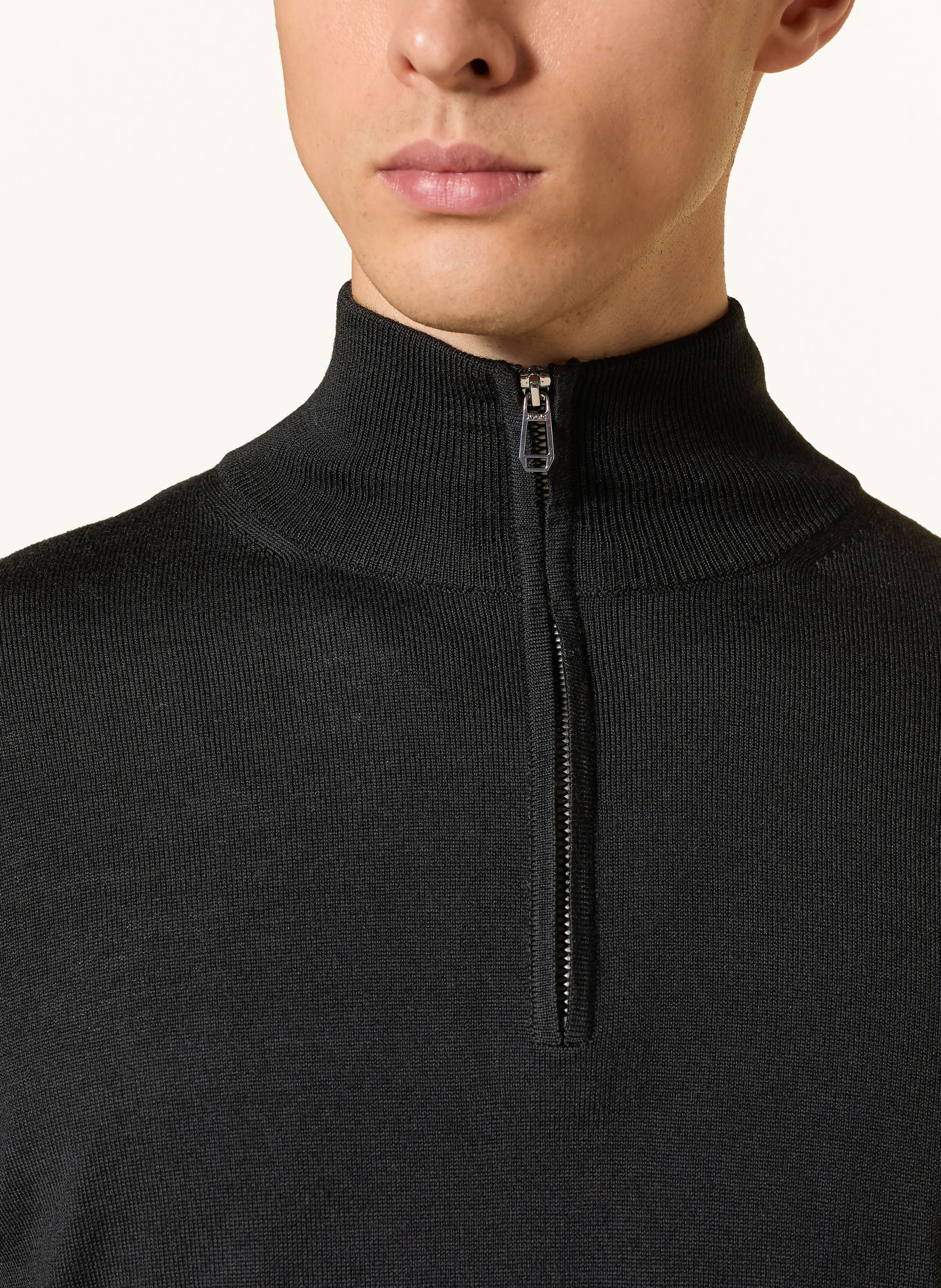 JOOP! Half-zip sweater DARIO: BLACK