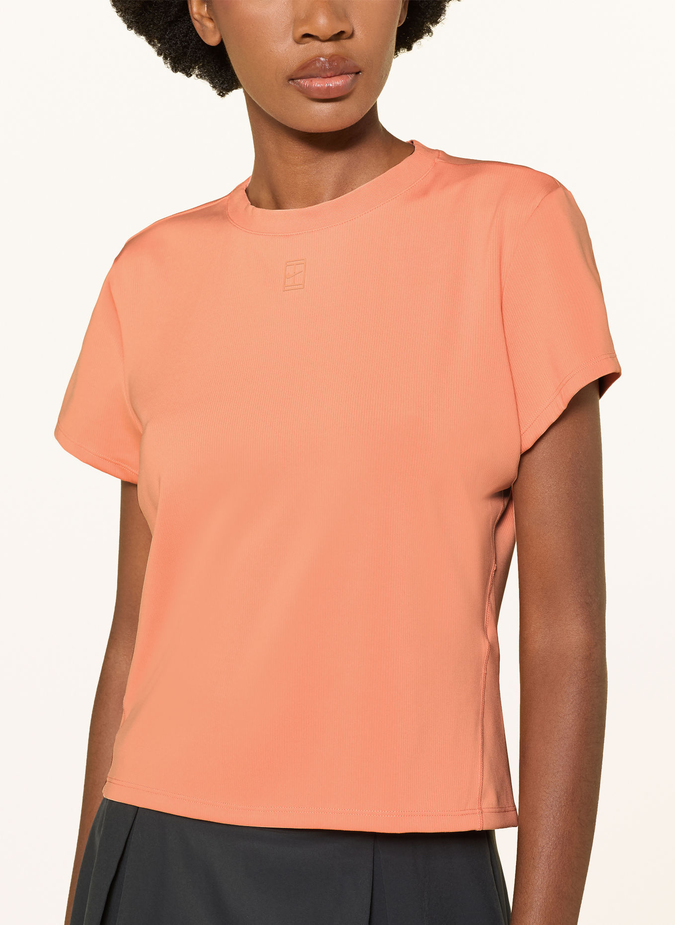 Nike Tricou funcțional DRI FIT ADVANTAGE: PORTOCALIU DESCHIS