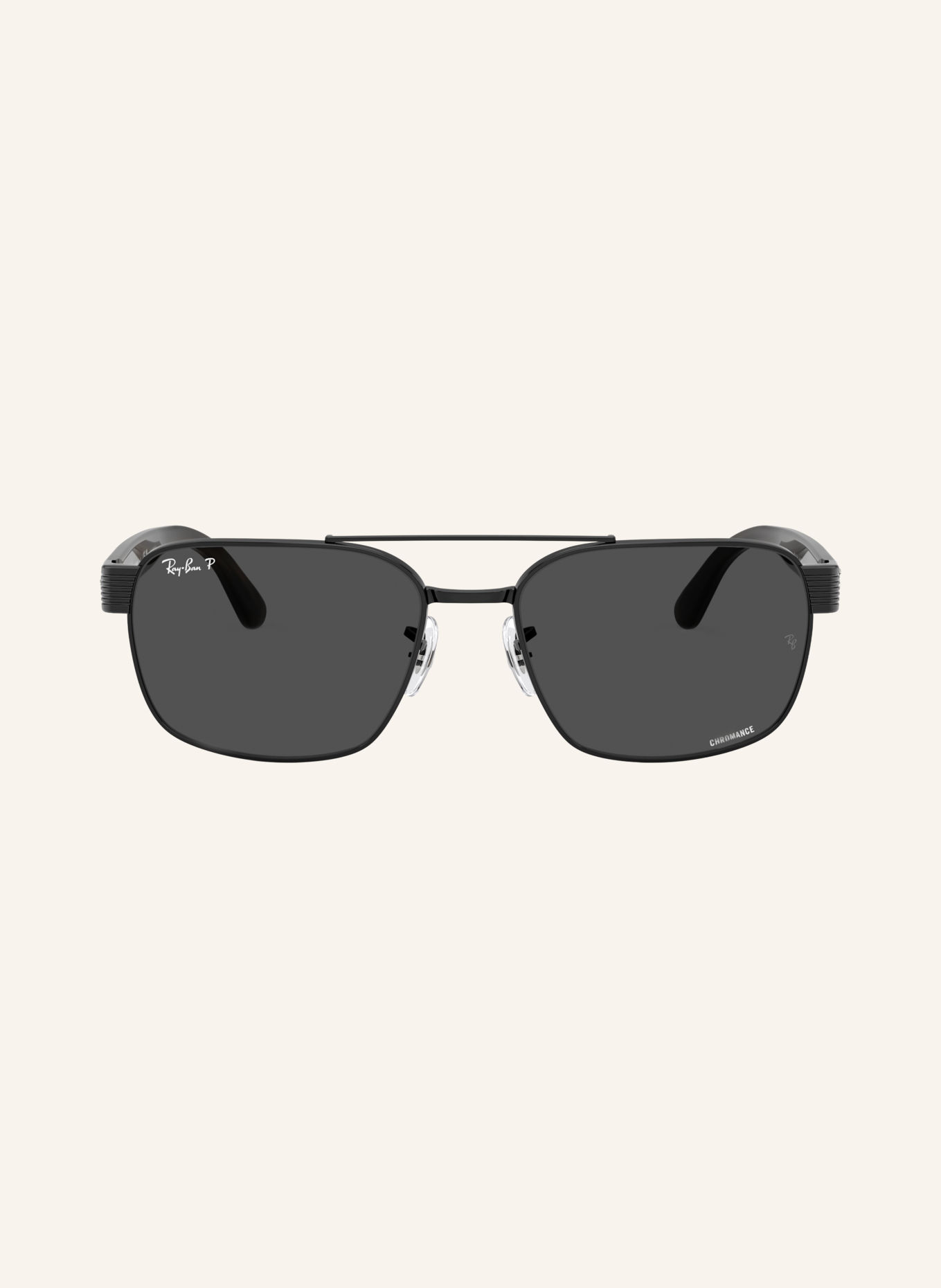 Ray-Ban Zonnebril RB3751CH: ZWART/ POLAR DONKERGRIJS