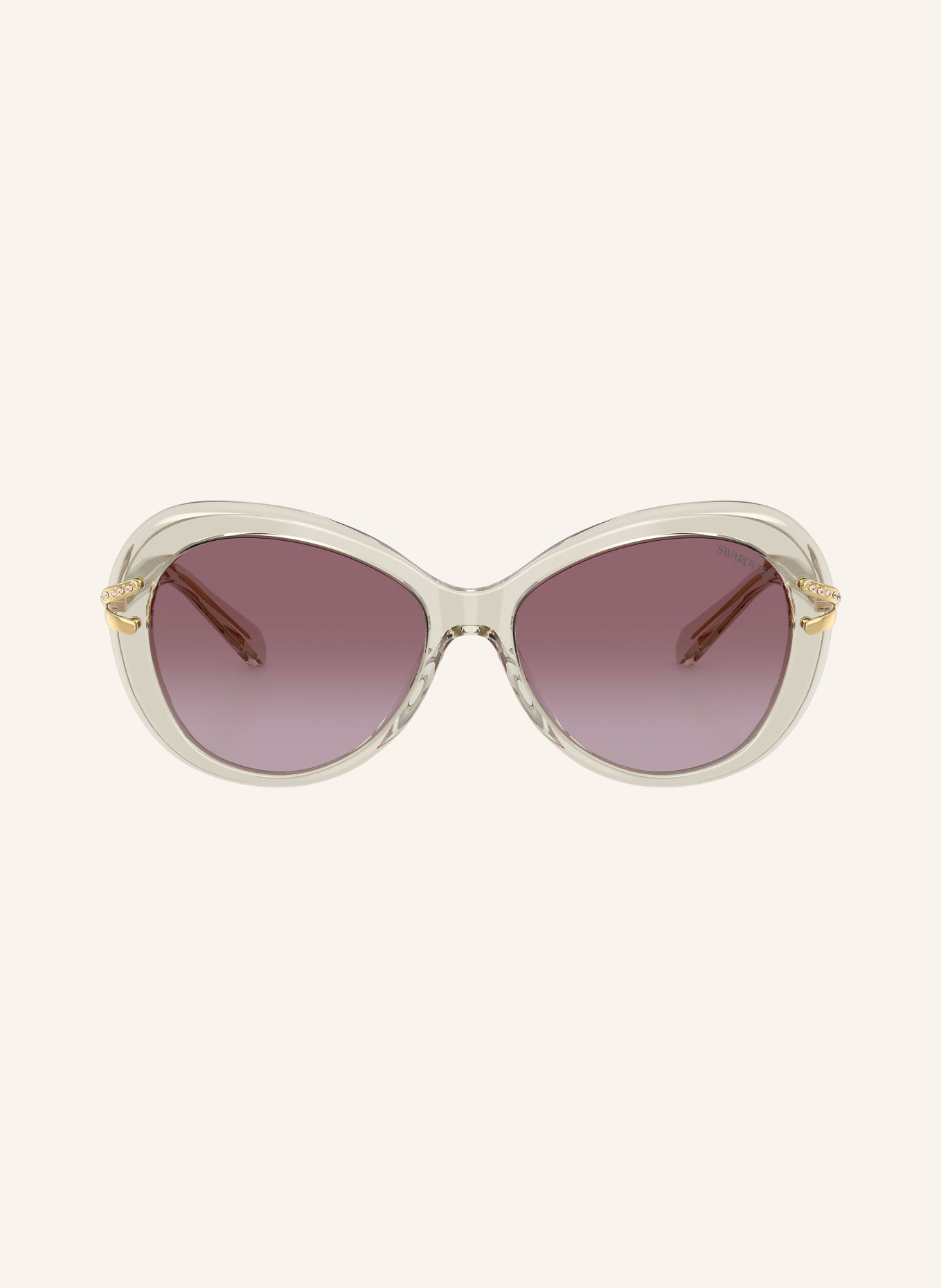 SWAROVSKI Zonnebril SK6026: BEIGE/PAARS VERLOOP
