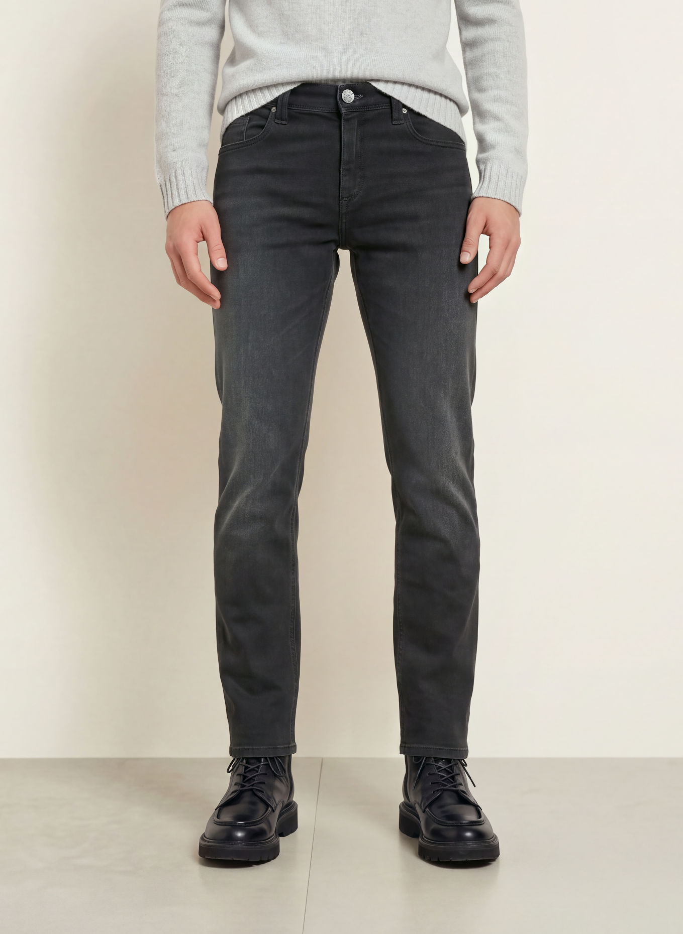 ALBERTO Jeans PIPE Regular Fit: 996 ANTHRACITE