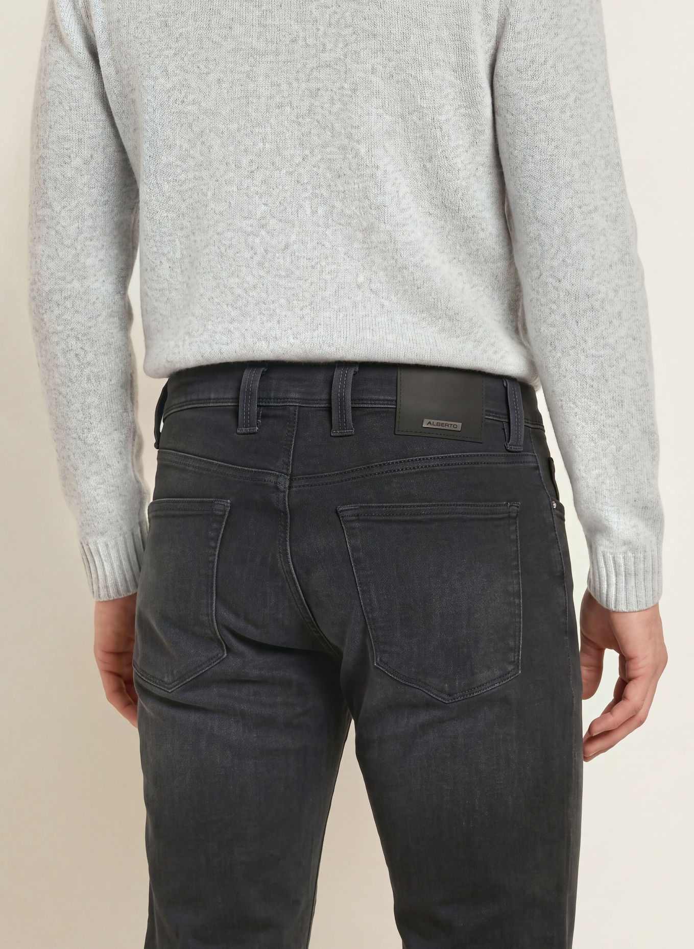 ALBERTO Jeans PIPE Regular Fit: 996 ANTHRACITE