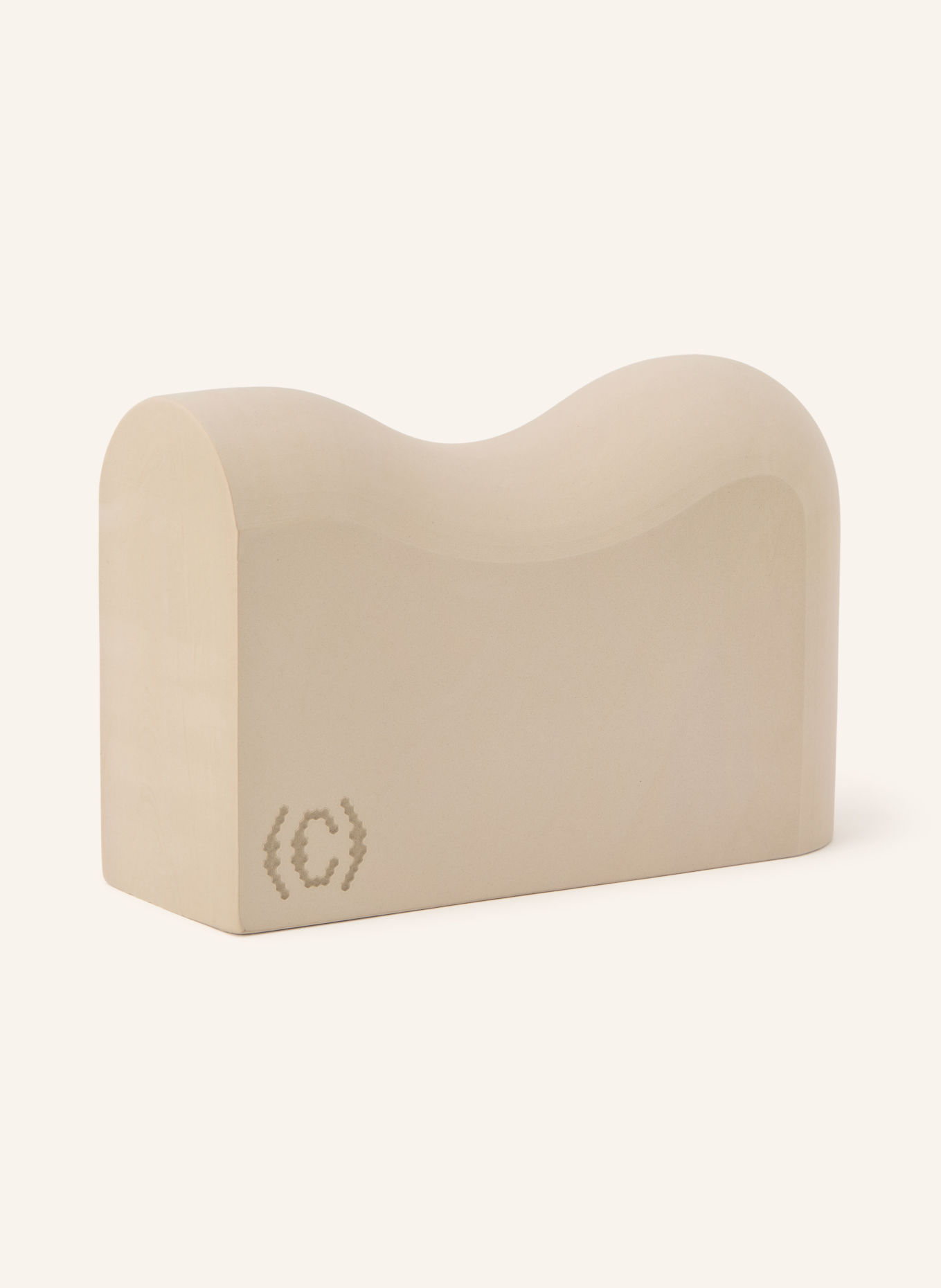 casall MAKE WAVES yoga block: BEIGE