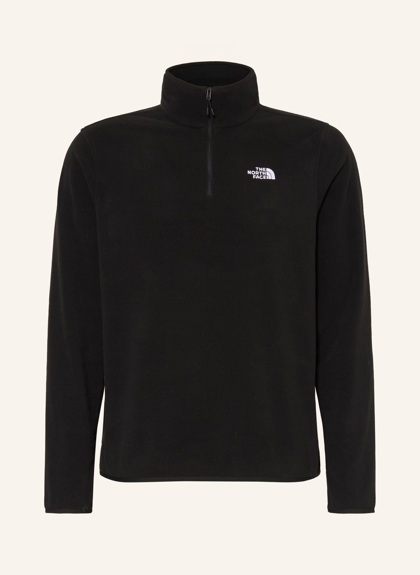 THE NORTH FACE GLACIER fleece troyer: BLACK