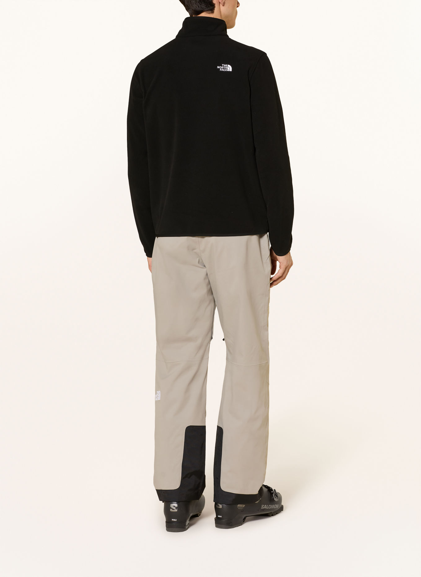 THE NORTH FACE GLACIER fleece troyer: BLACK