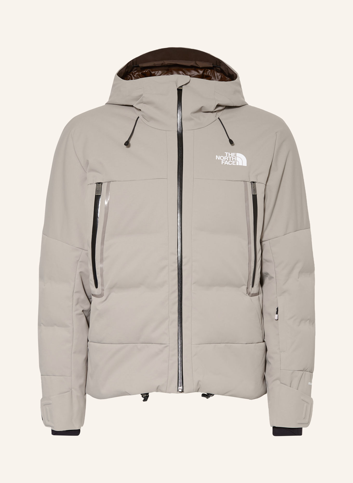 THE NORTH FACE CIRQUE down ski jacket: GRAY / WHITE / BLACK