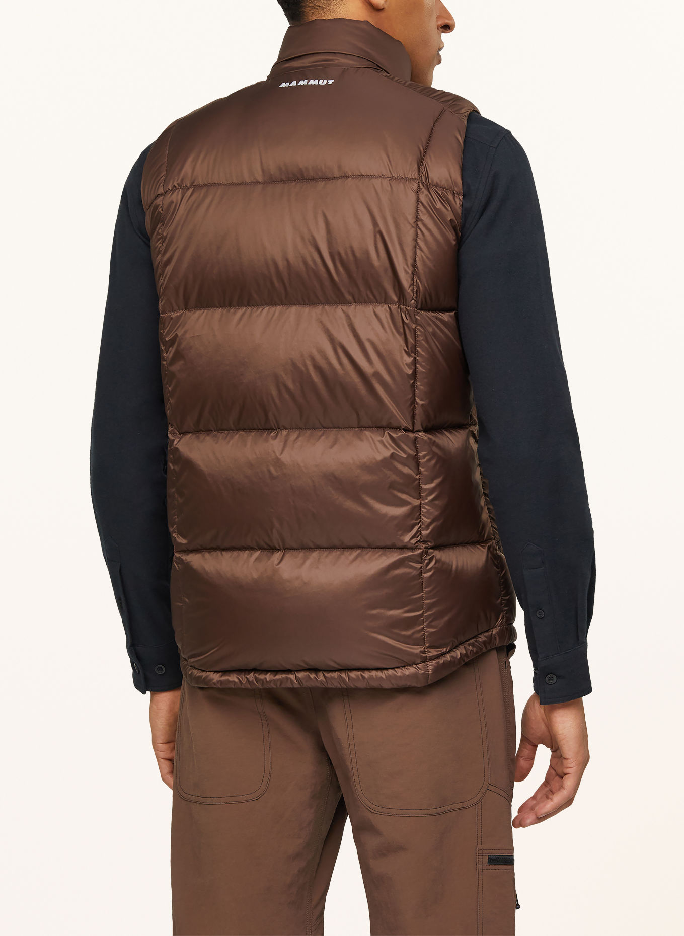 MAMMUT Daunenweste GACIER GLOW IN VEST: BRAUN