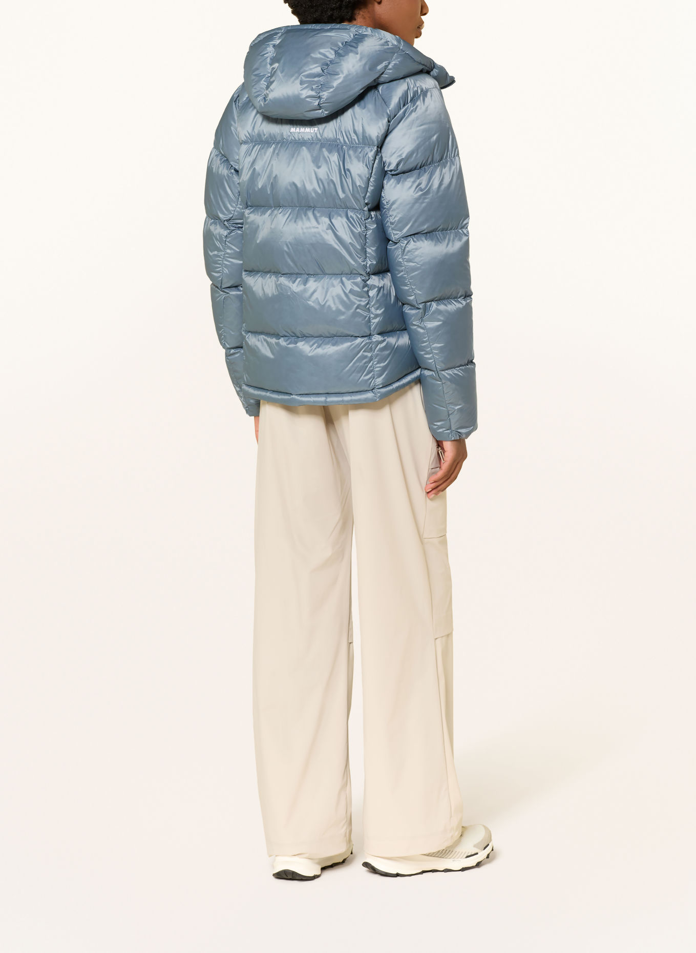 MAMMUT GLACIER GLOW IN down jackets: BLUE GRAY / WHITE