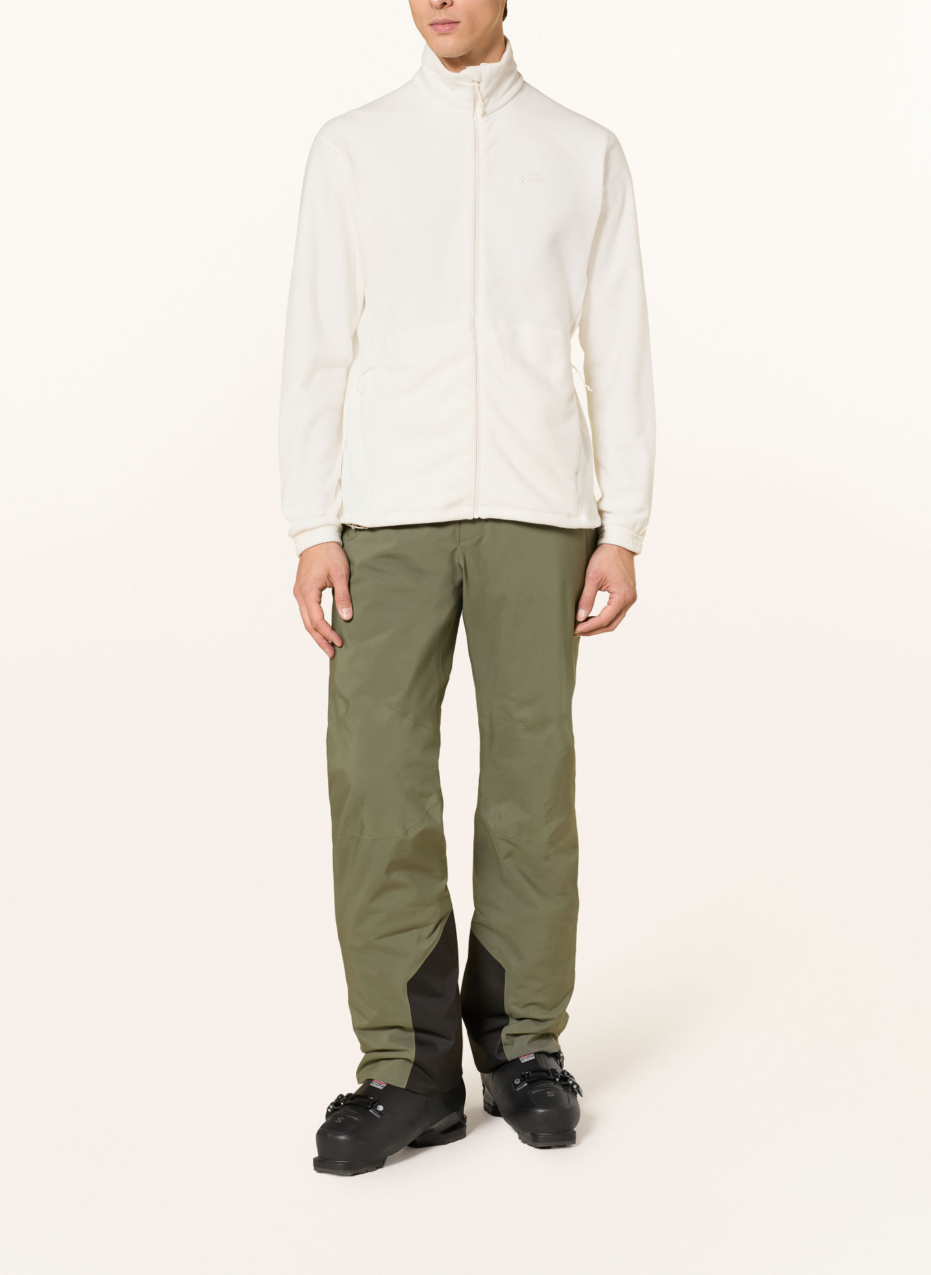 odlo CLASSIC fleece jacket: WHITE