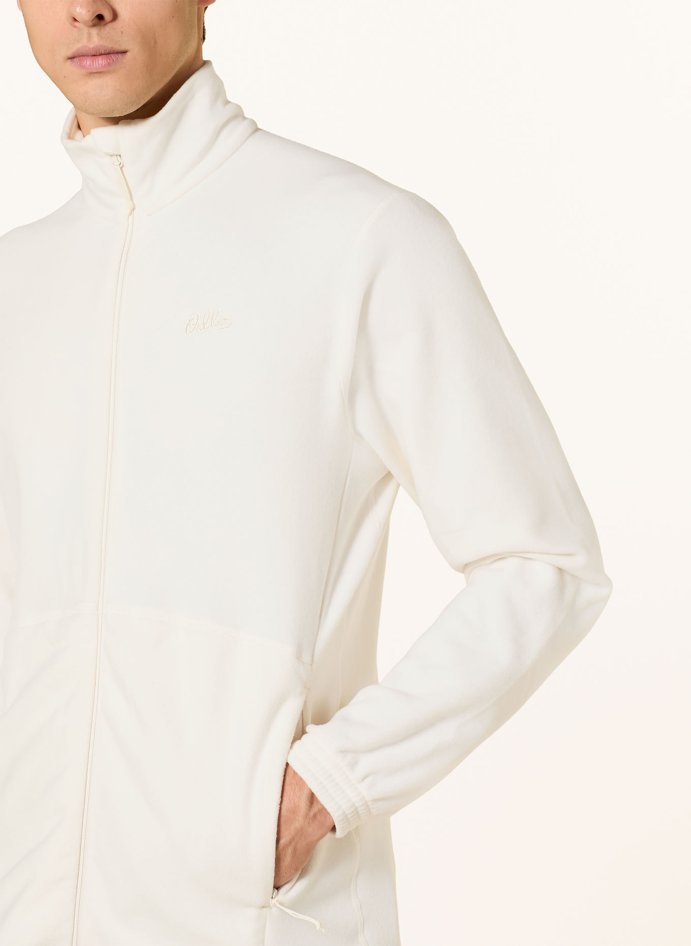 odlo CLASSIC fleece jacket: WHITE