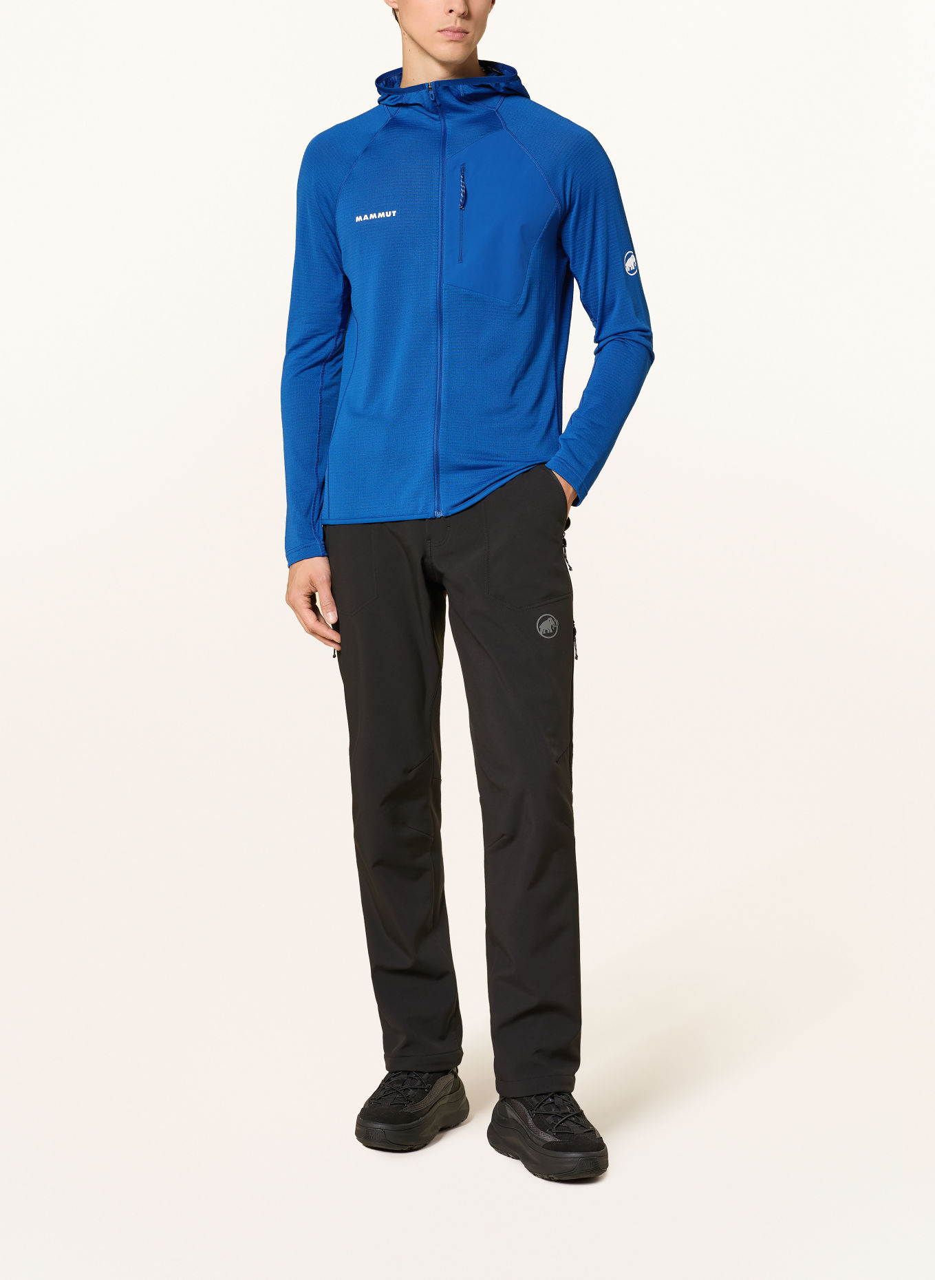MAMMUT Midlayer AENERGY LIGHT HOODED: BLUE