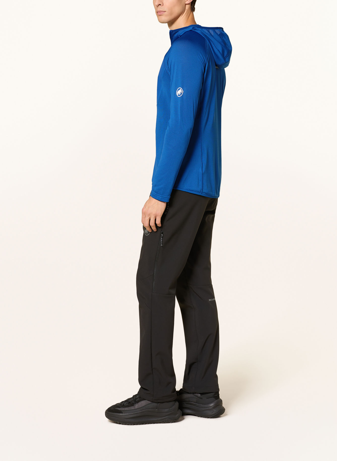 MAMMUT Midlayer AENERGY LIGHT HOODED: BLUE