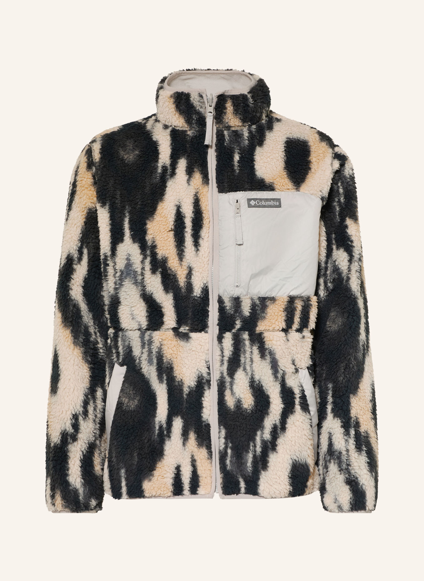 Columbia WINTER PASS™ Fleecejas, omkeerbaar: BEIGE / ZWART