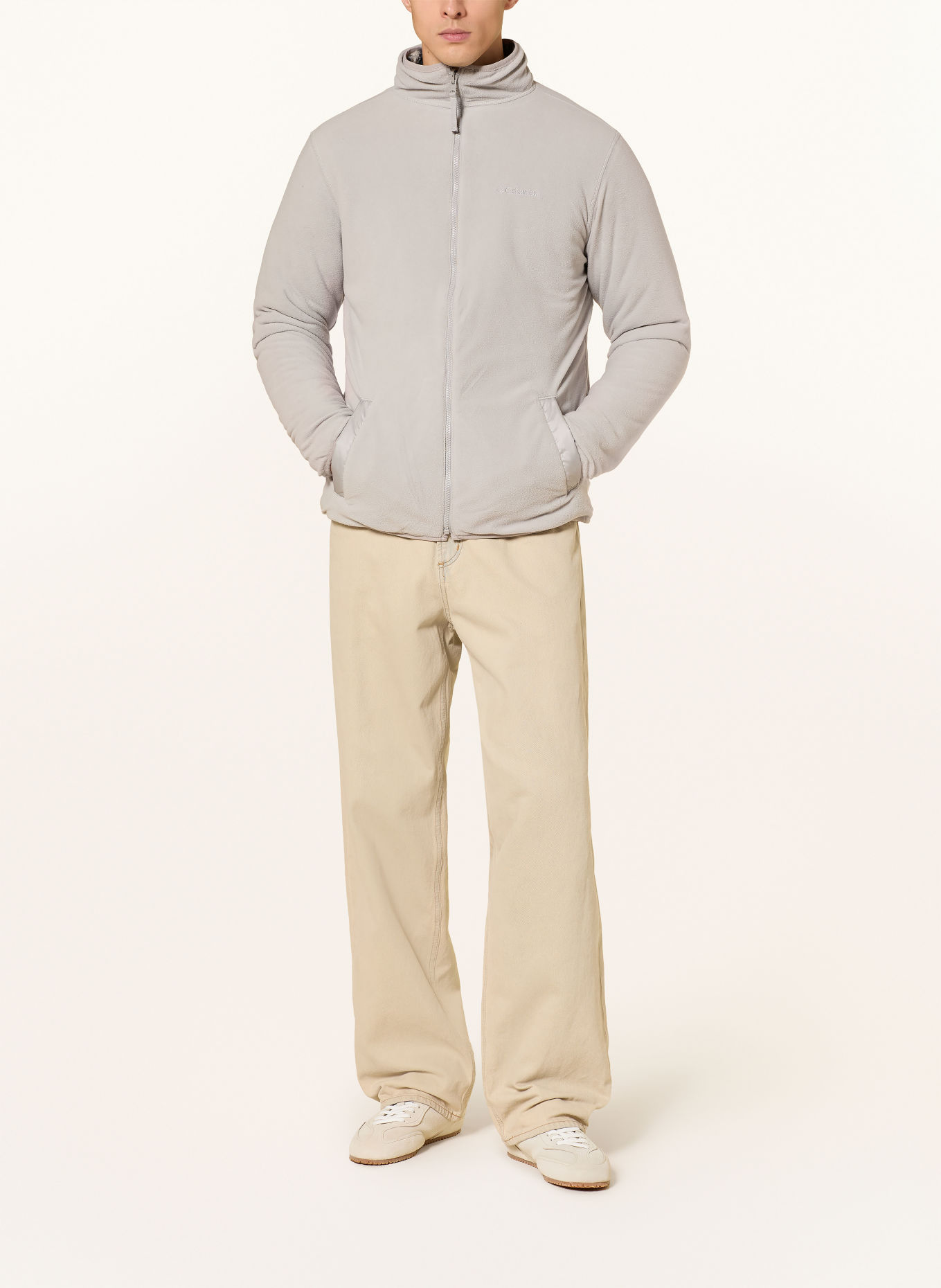 Columbia WINTER PASS™ Fleecejas, omkeerbaar: BEIGE / ZWART