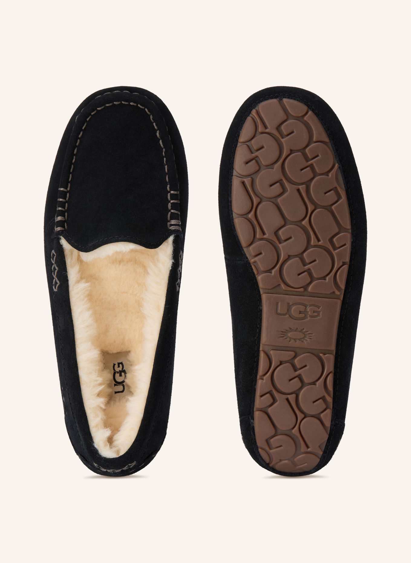 UGG Hausschuhe W ANSLEY: SCHWARZ