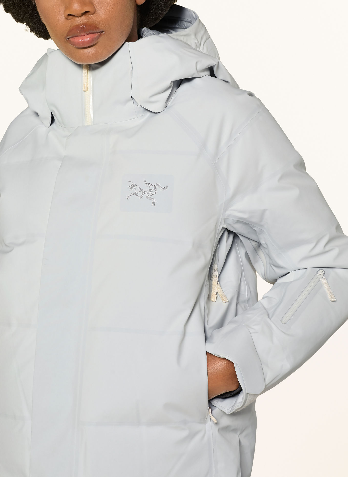 ARC'TERYX ANDESSA Down ski jacket: WHITE