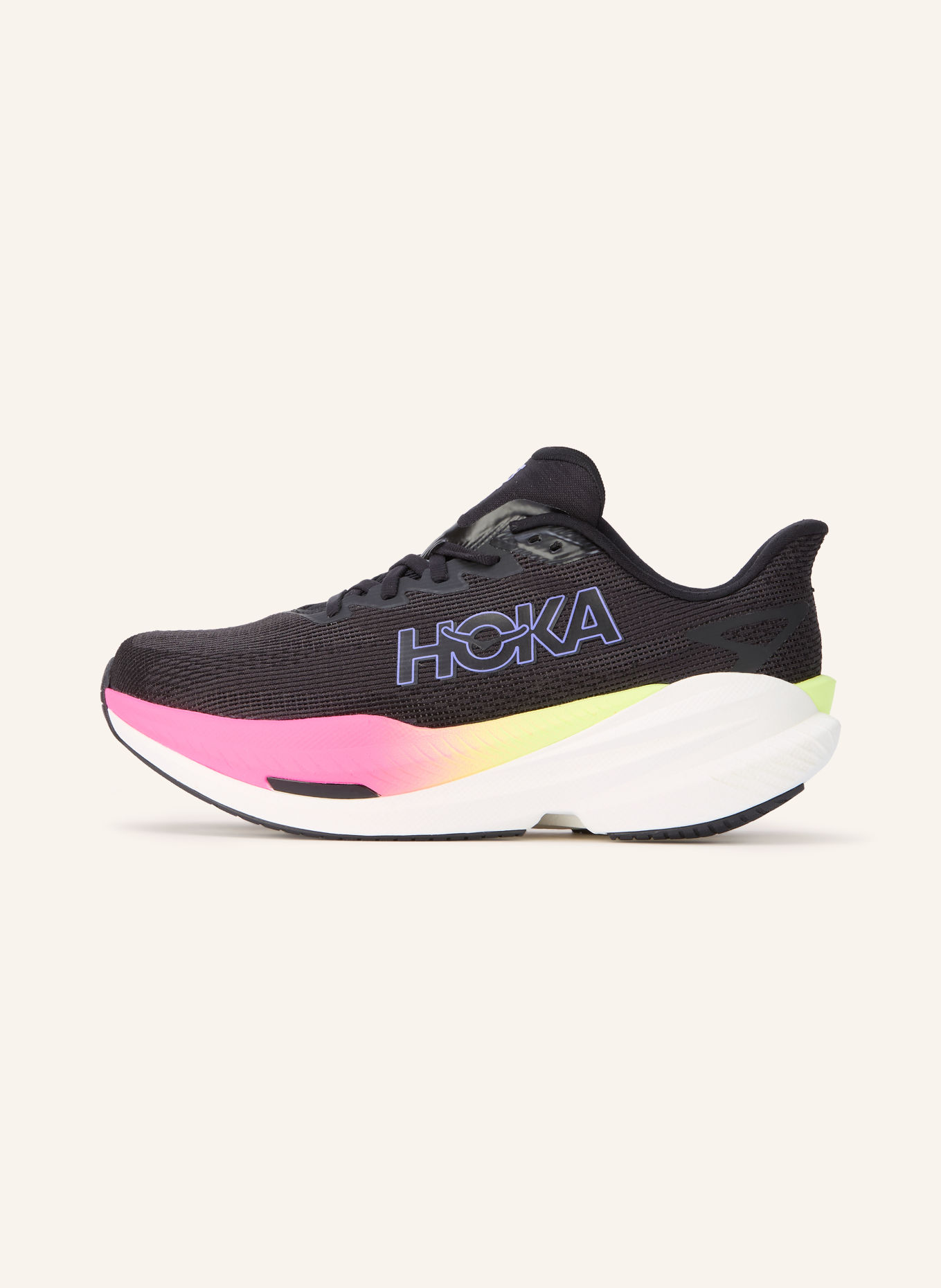 HOKA Hardloopschoenen MACH X3: ZWART / PAARS