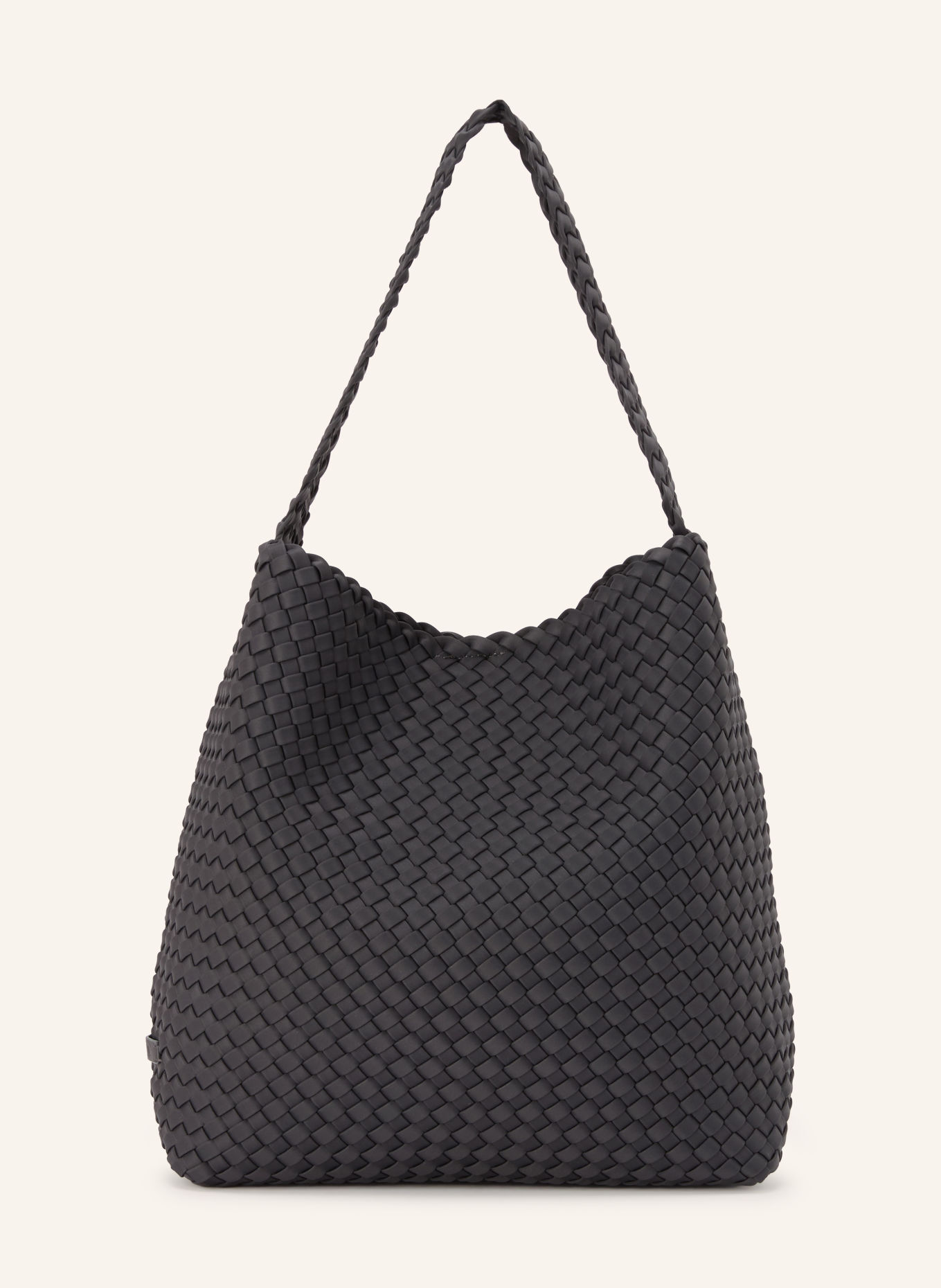 Naghedi Sac seau MEDIUM avec pochette: GRIS FONCÉ