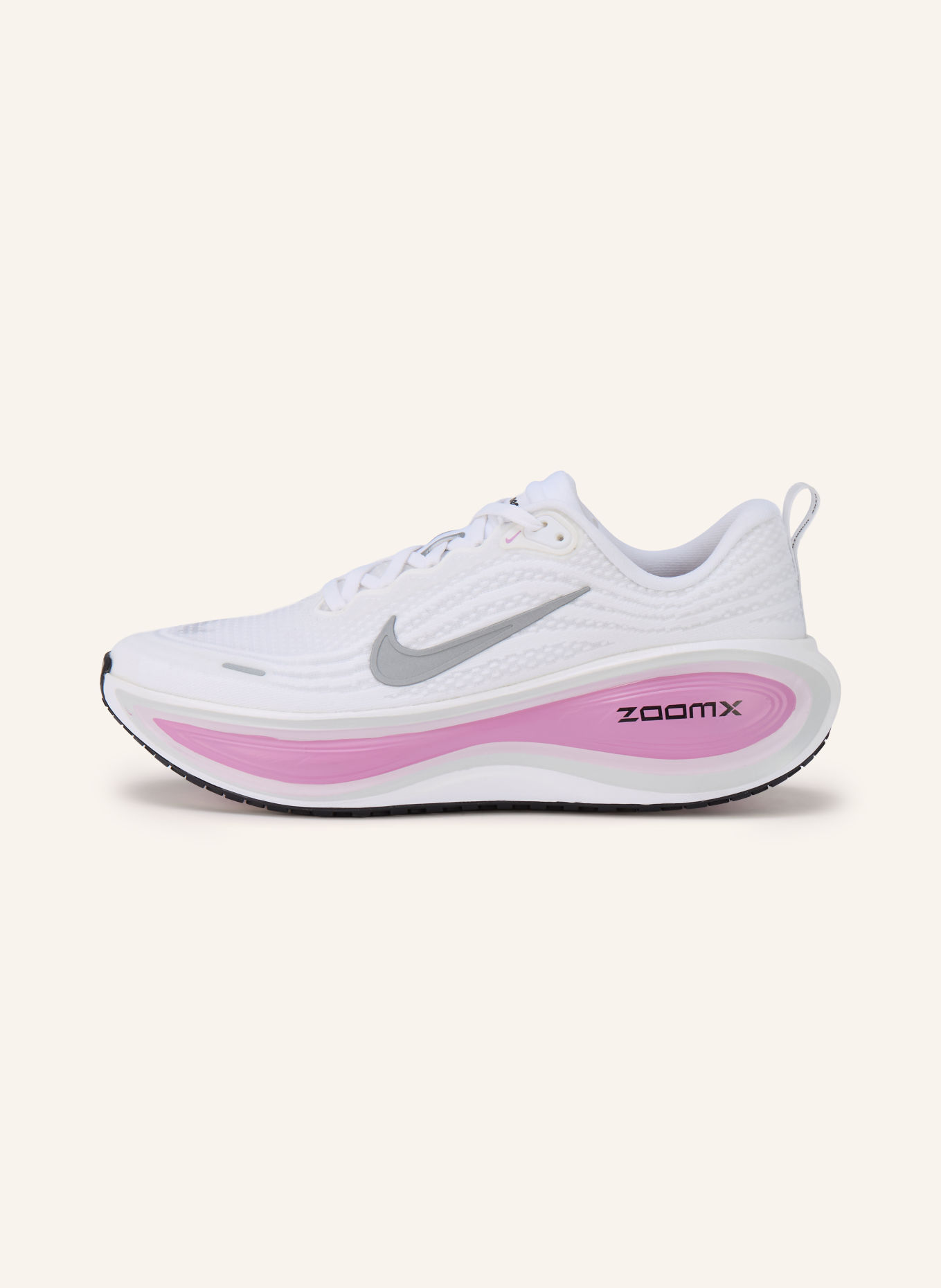 Nike VOMERO PLUS running shoes: WHITE / SILVER / LIGHT PURPLE