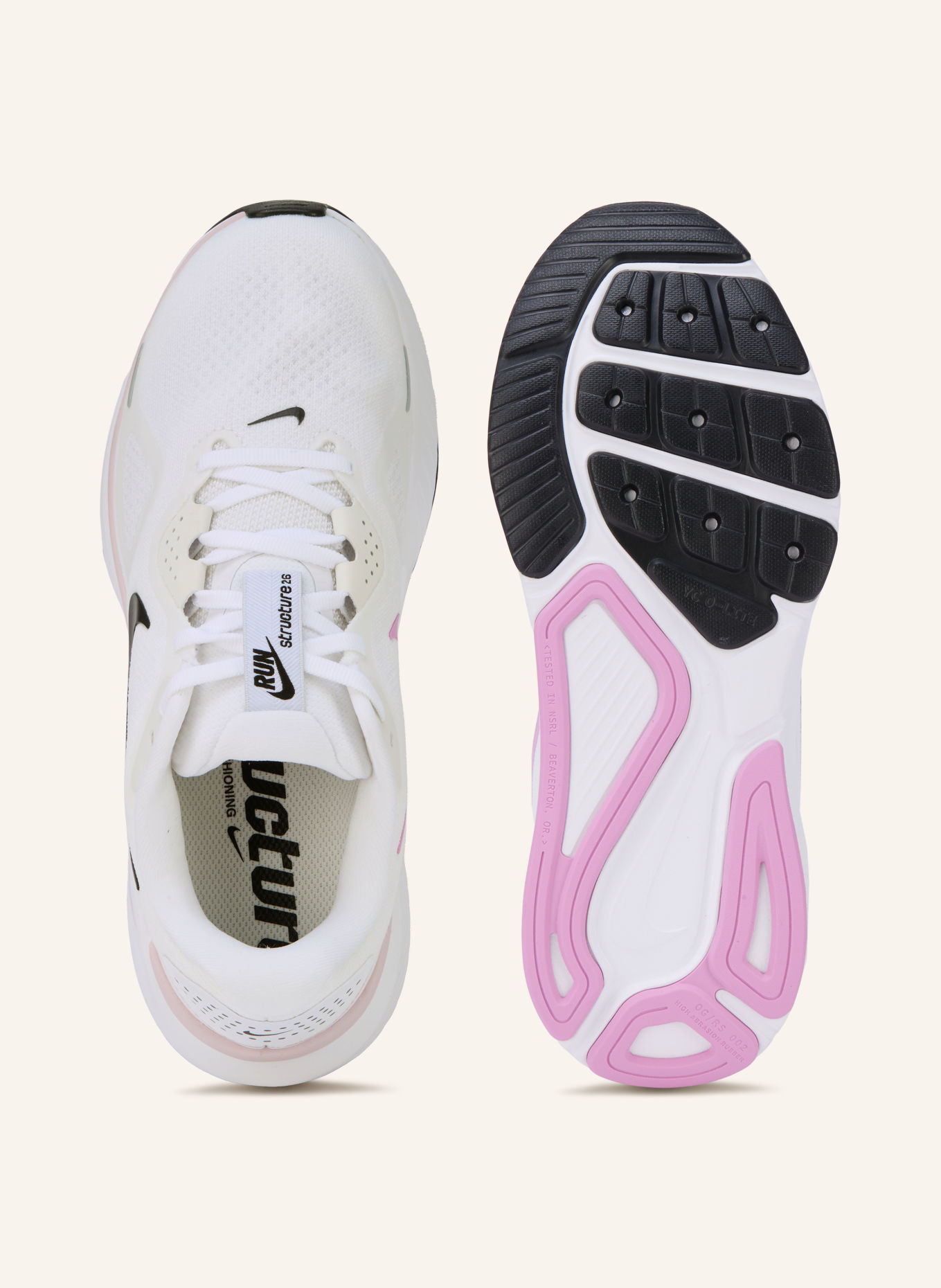 Nike Running shoes STRUCTURE 26: WHITE / LIGHT PURPLE / PINK