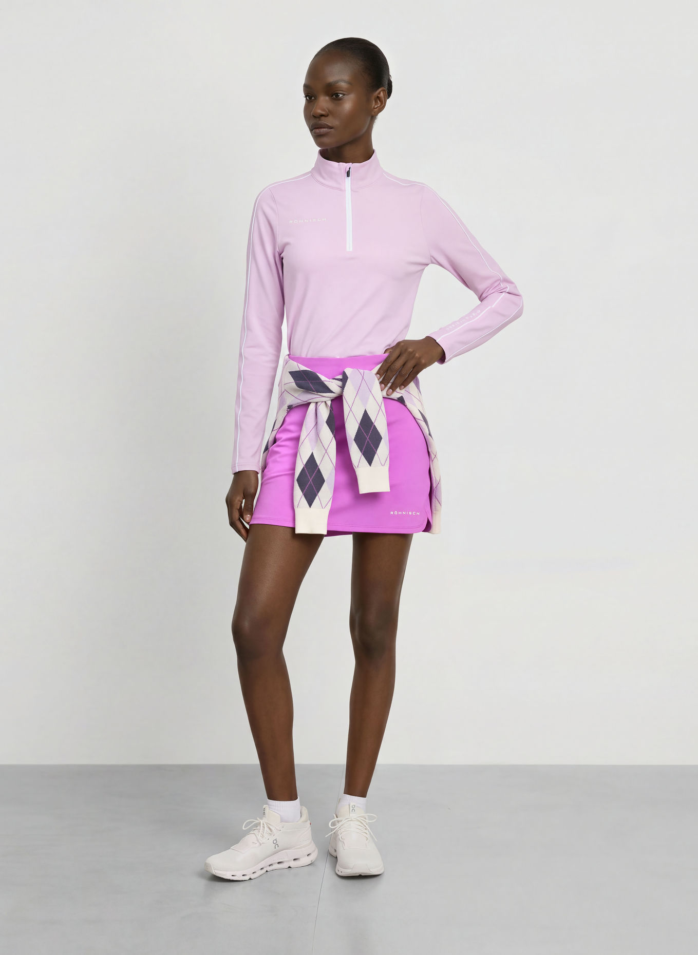 RÖHNISCH Midlayer AMIE: ROSÉ / WIT