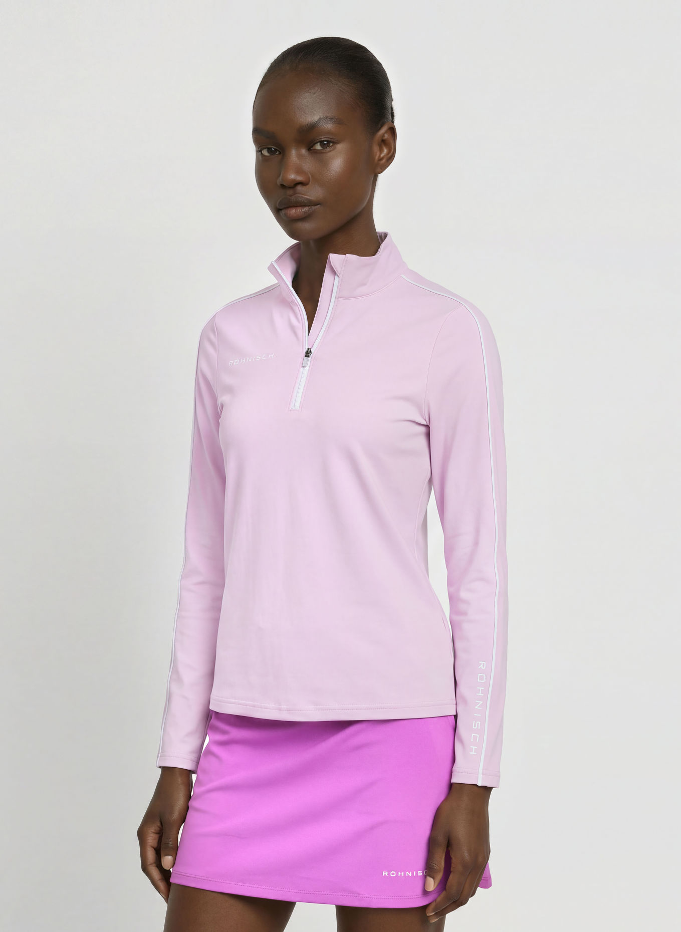 RÖHNISCH Midlayer AMIE: ROSÉ / WIT
