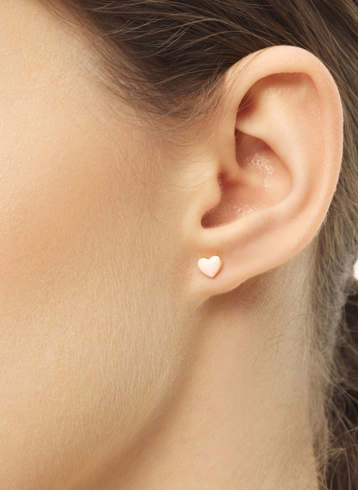 LULU Copenhagen Ohrstecker LOVE U aus 925er Sterlingsilber: GOLD