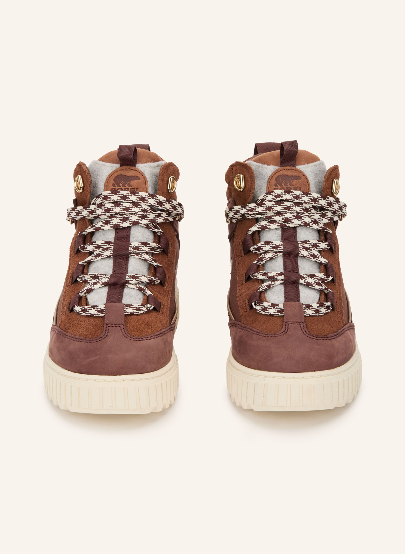 SOREL Lace-up boots ONA AVE™ PEAK BOOT: BROWN / LIGHT GRAY