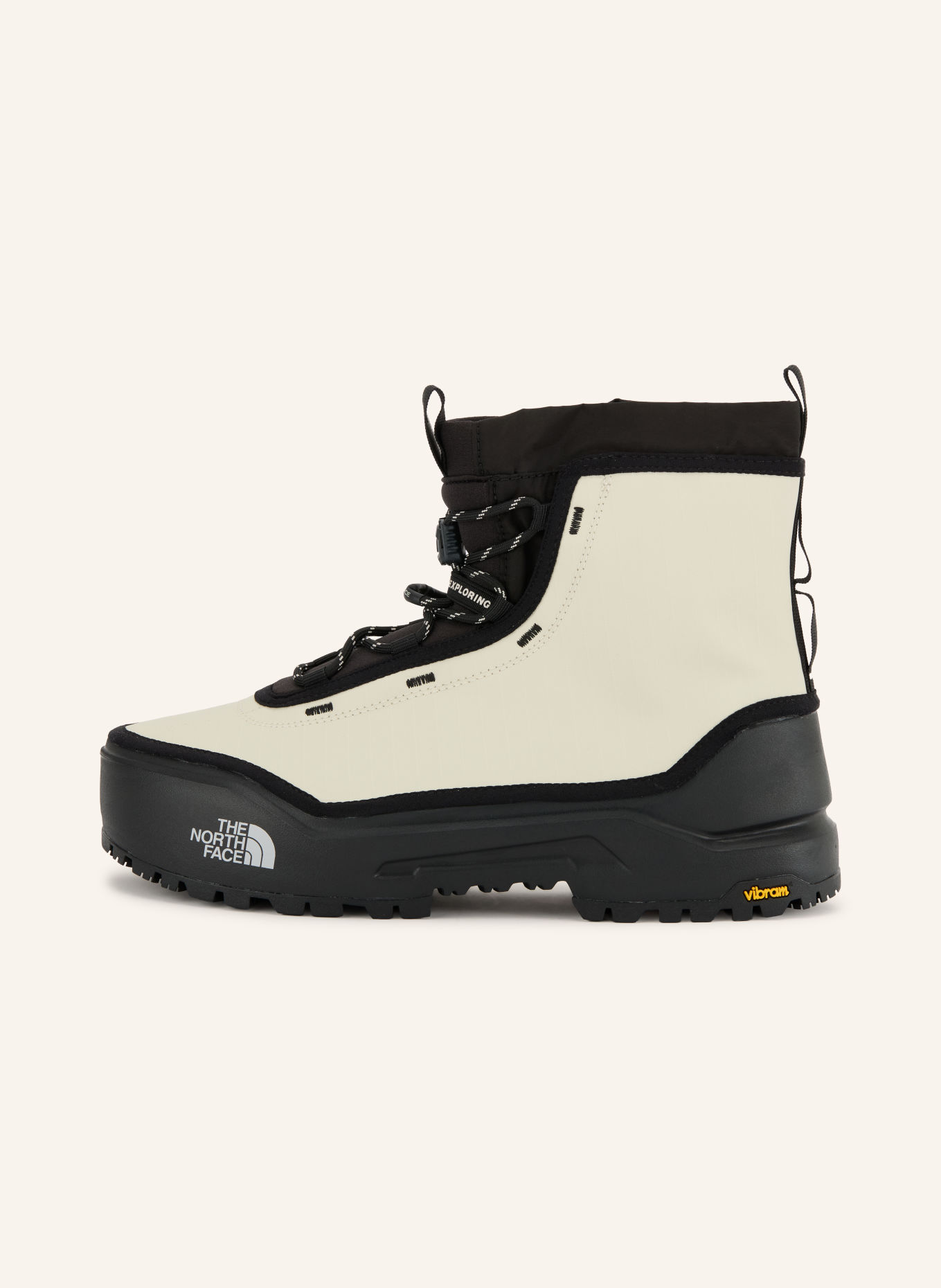 THE NORTH FACE BASE CAMP 100 boots: CREAM / BLACK