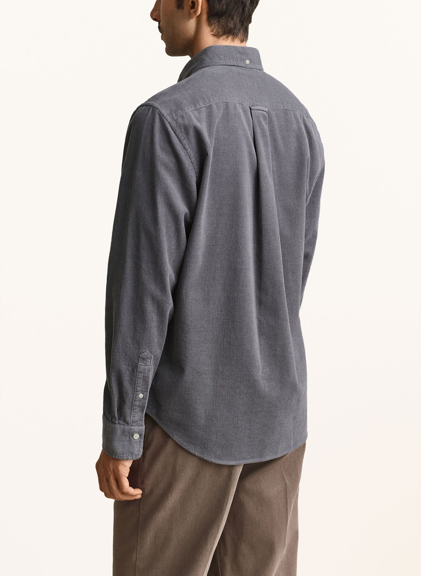 GANT Cord shirt regular fit: GRAY