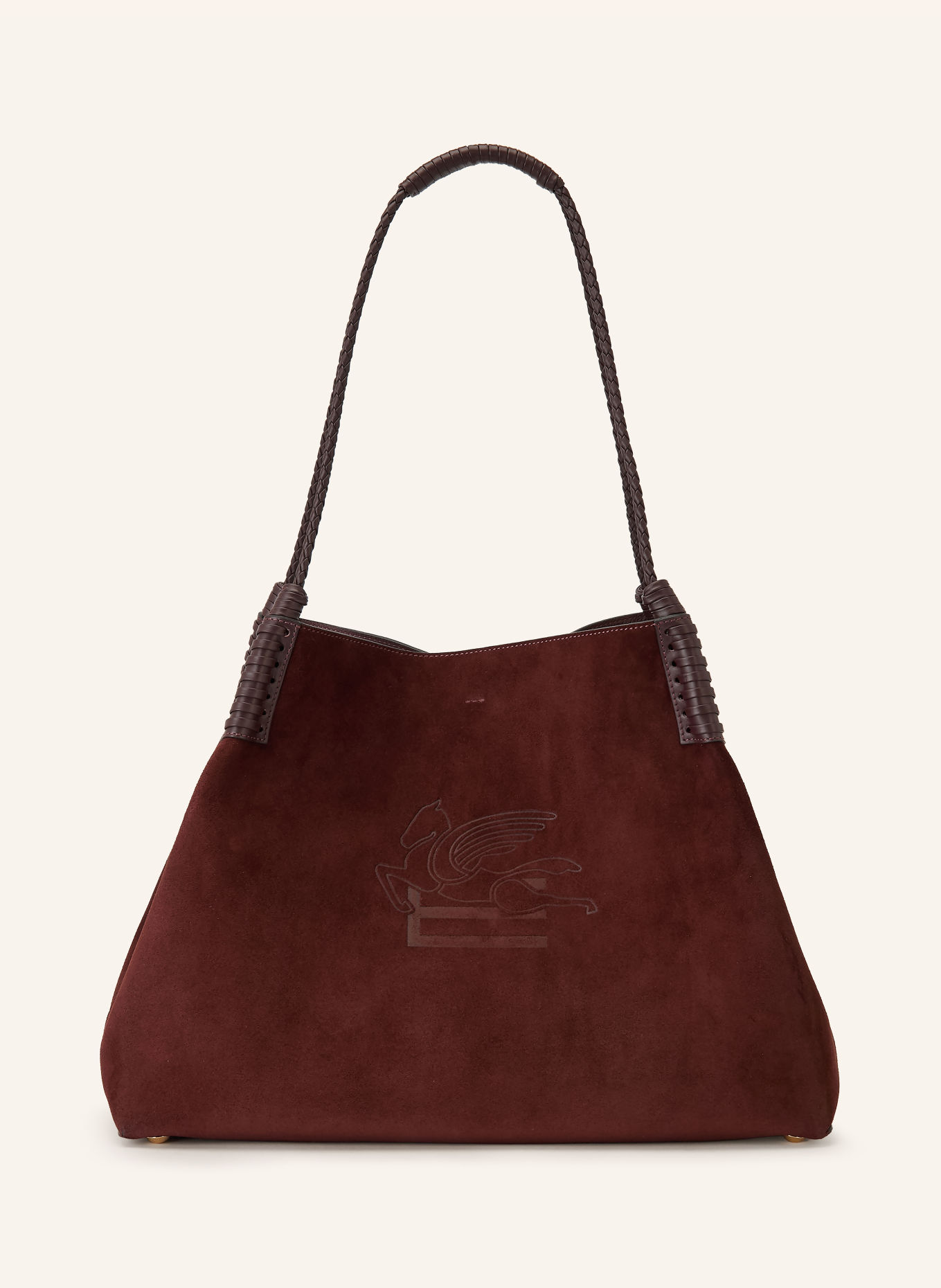 ETRO Shoulder bag LIBRA with pouch: DARK BROWN / GOLD