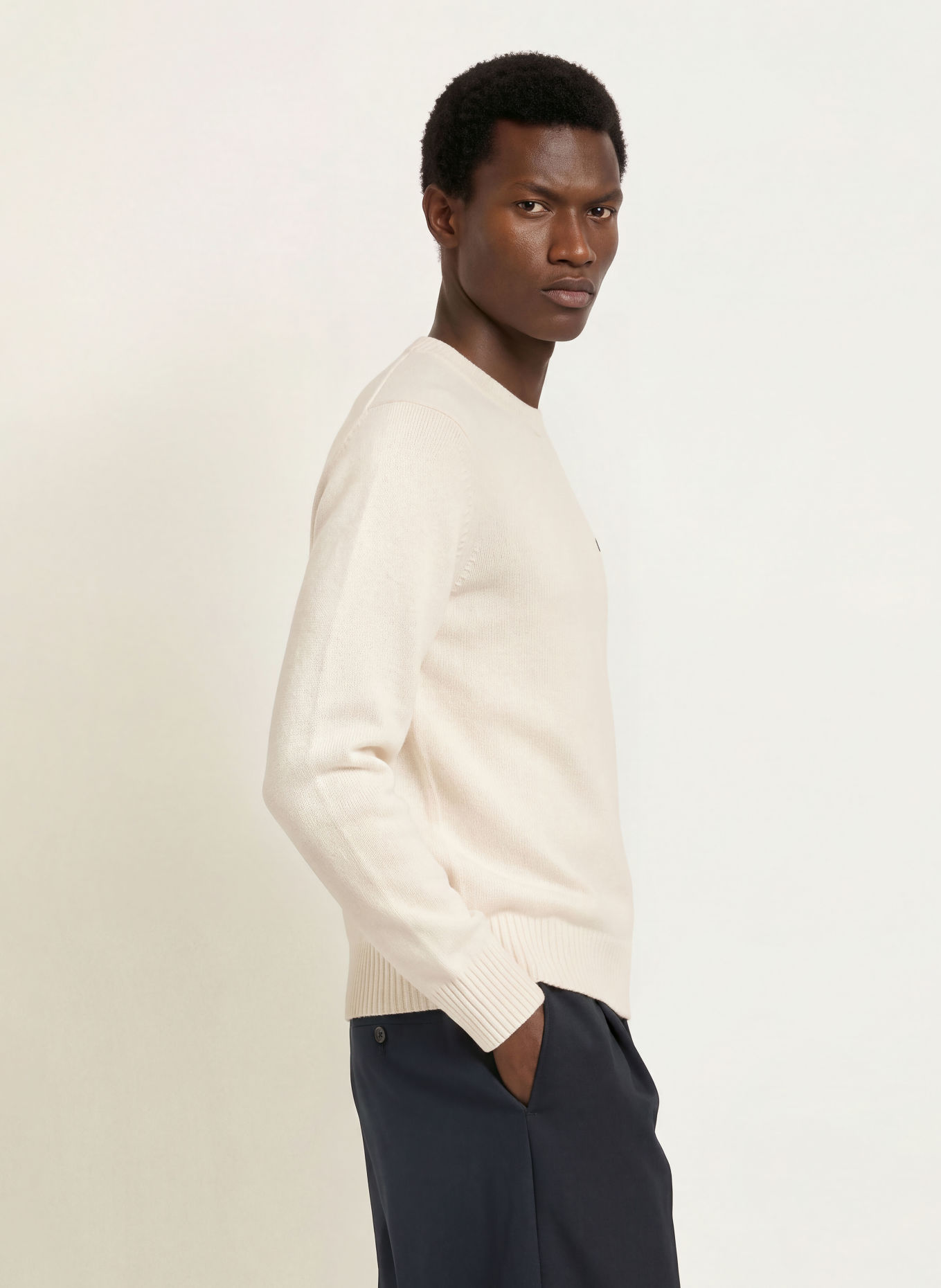 LACOSTE sweater: CREAM