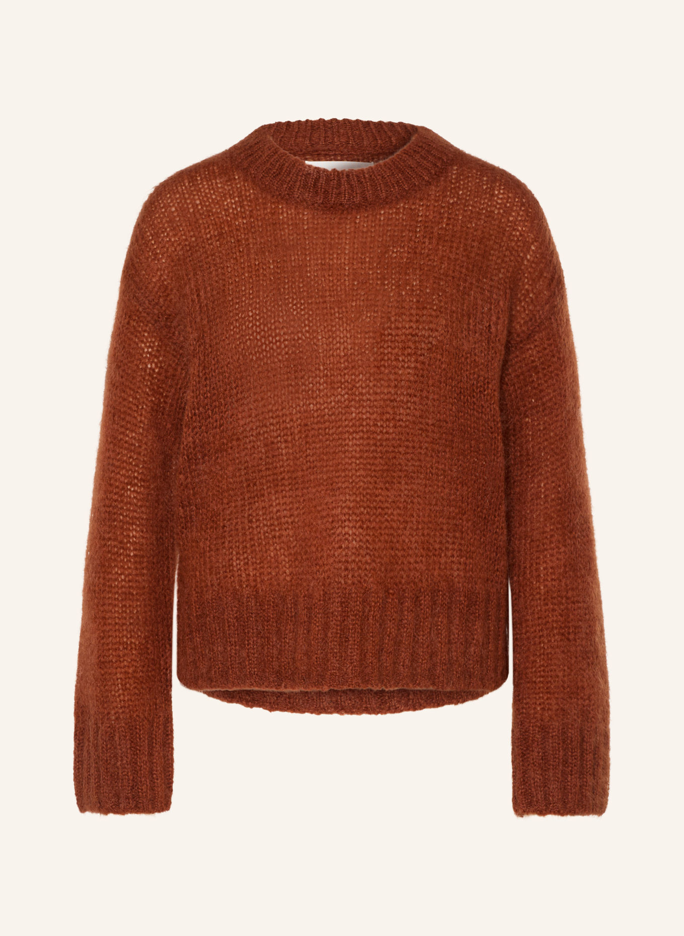 Part Two Mohair trui SILLEPW: BRUIN