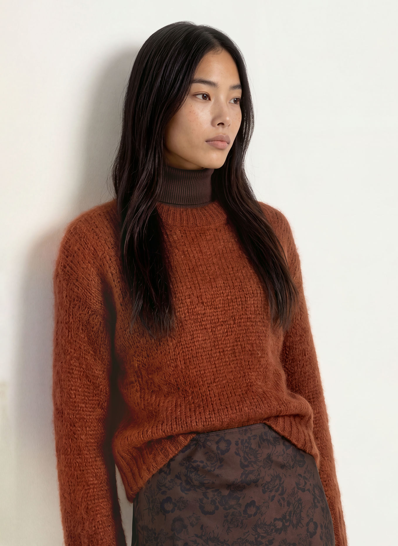 Part Two Mohair trui SILLEPW: BRUIN