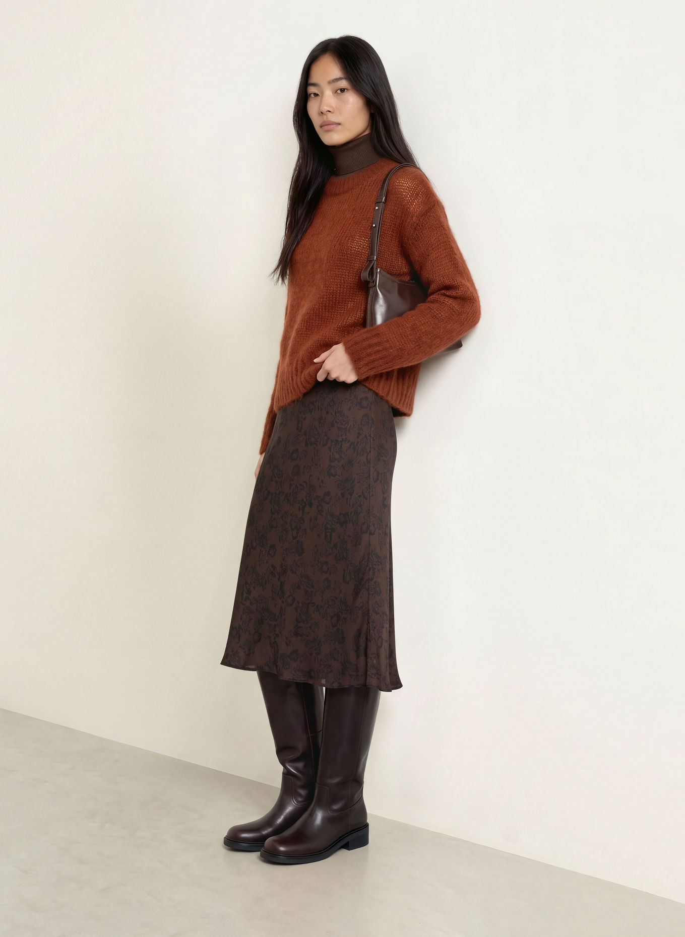 Part Two Mohair trui SILLEPW: BRUIN