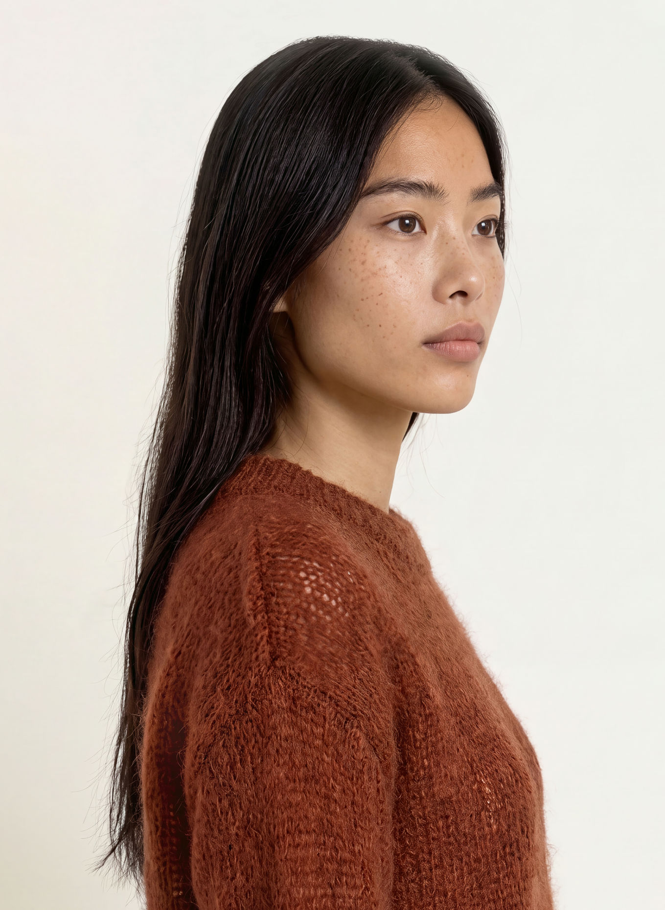 Part Two Mohair trui SILLEPW: BRUIN