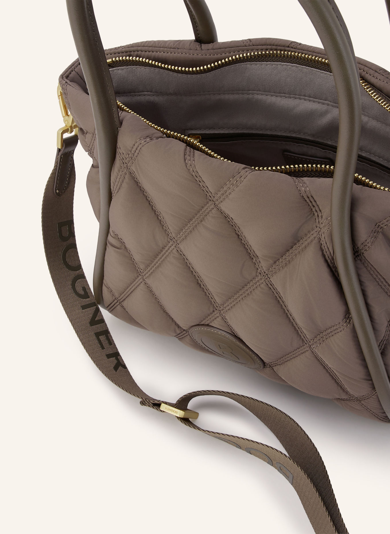 BOGNER Handtas TIRANO TIMEA: TAUPE / GOUD