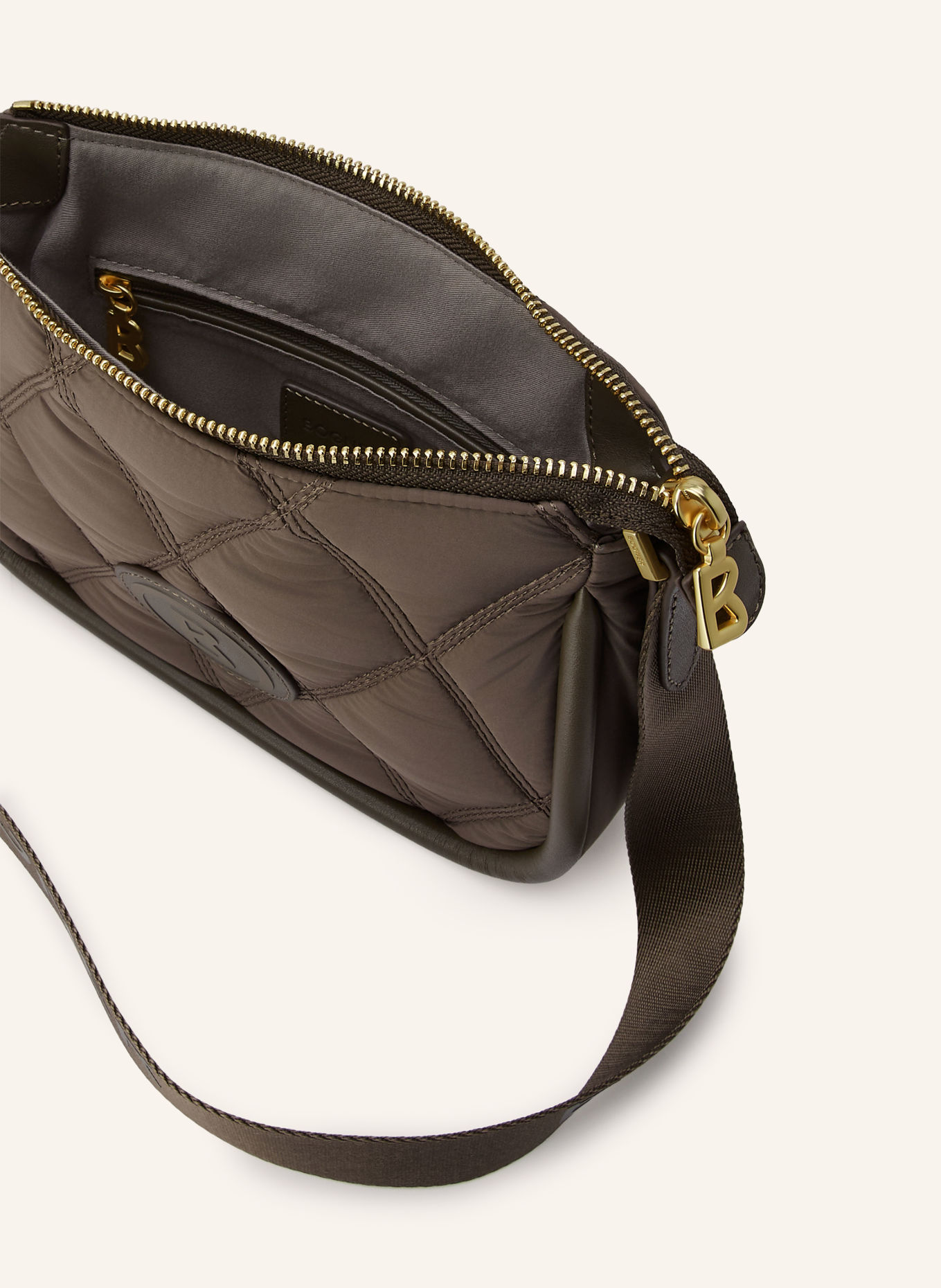 BOGNER Sac à bandoulière TIRANO SELENAY: TAUPE / OR