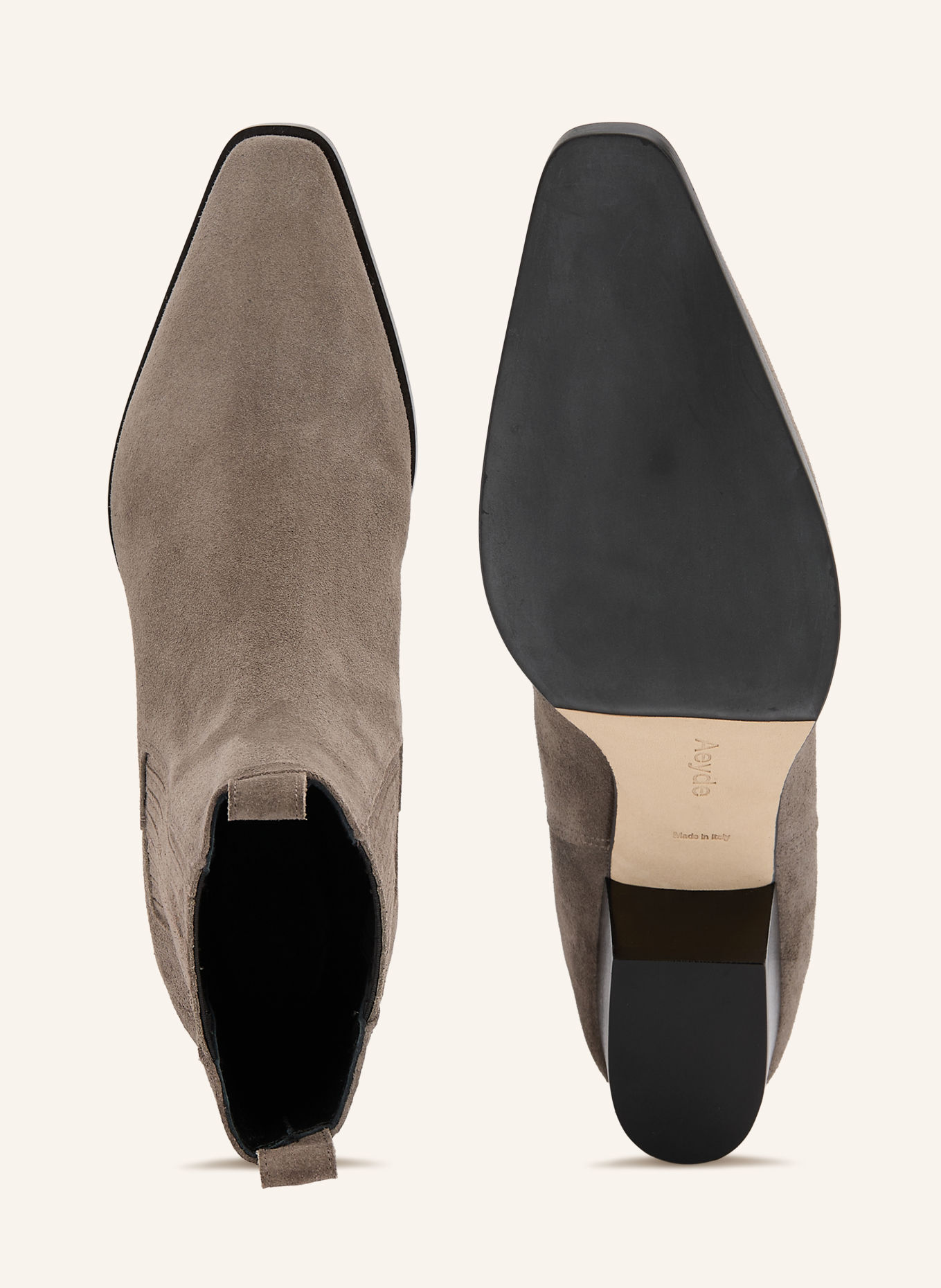Aeyde Bottines AGATA: TAUPE