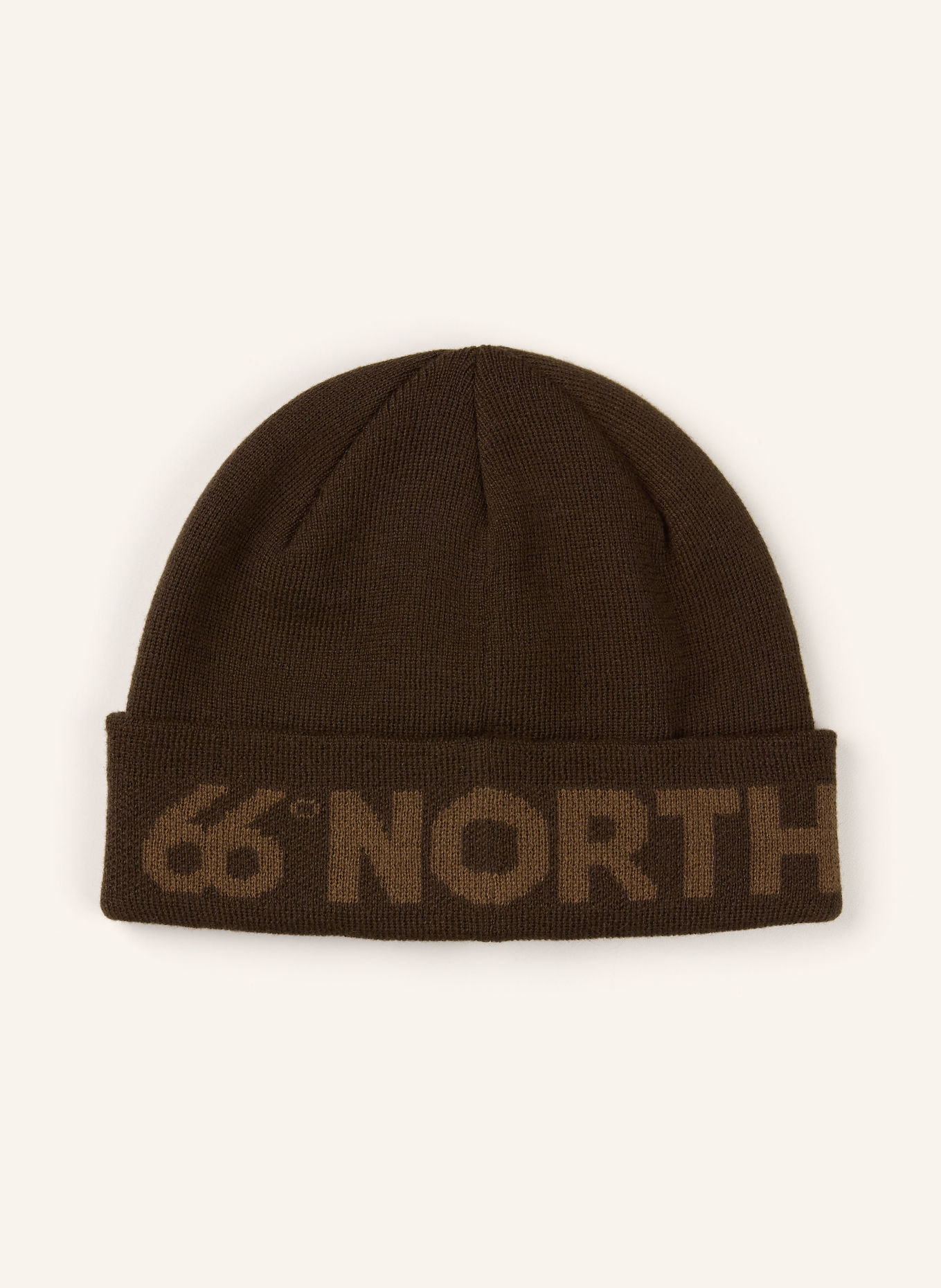 66°NORTH Beanie: DARK BROWN / BROWN