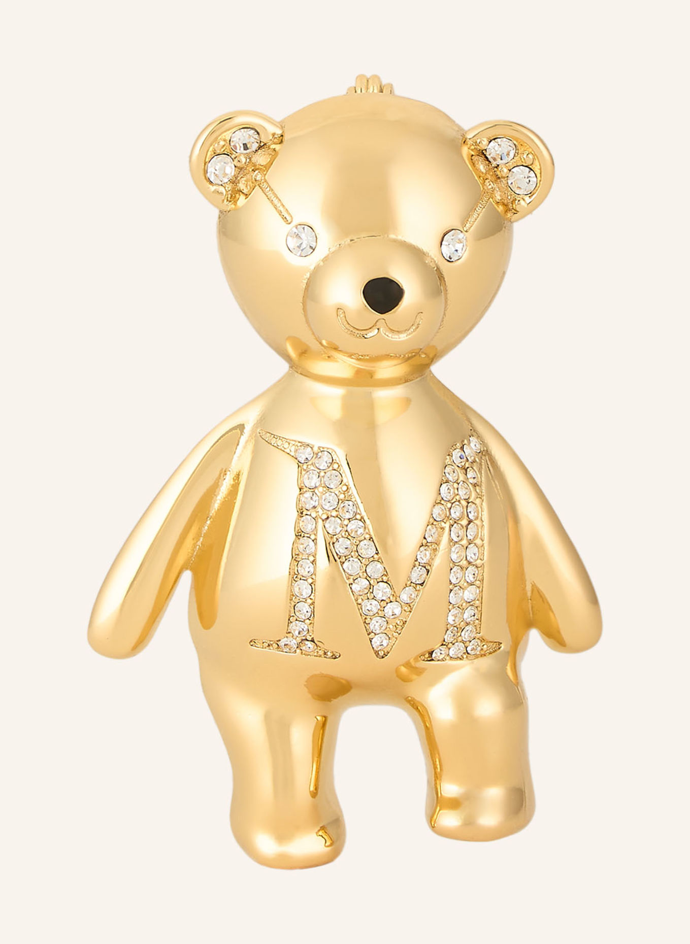 Max Mara Brosche SHINY: GOLD / WEISS