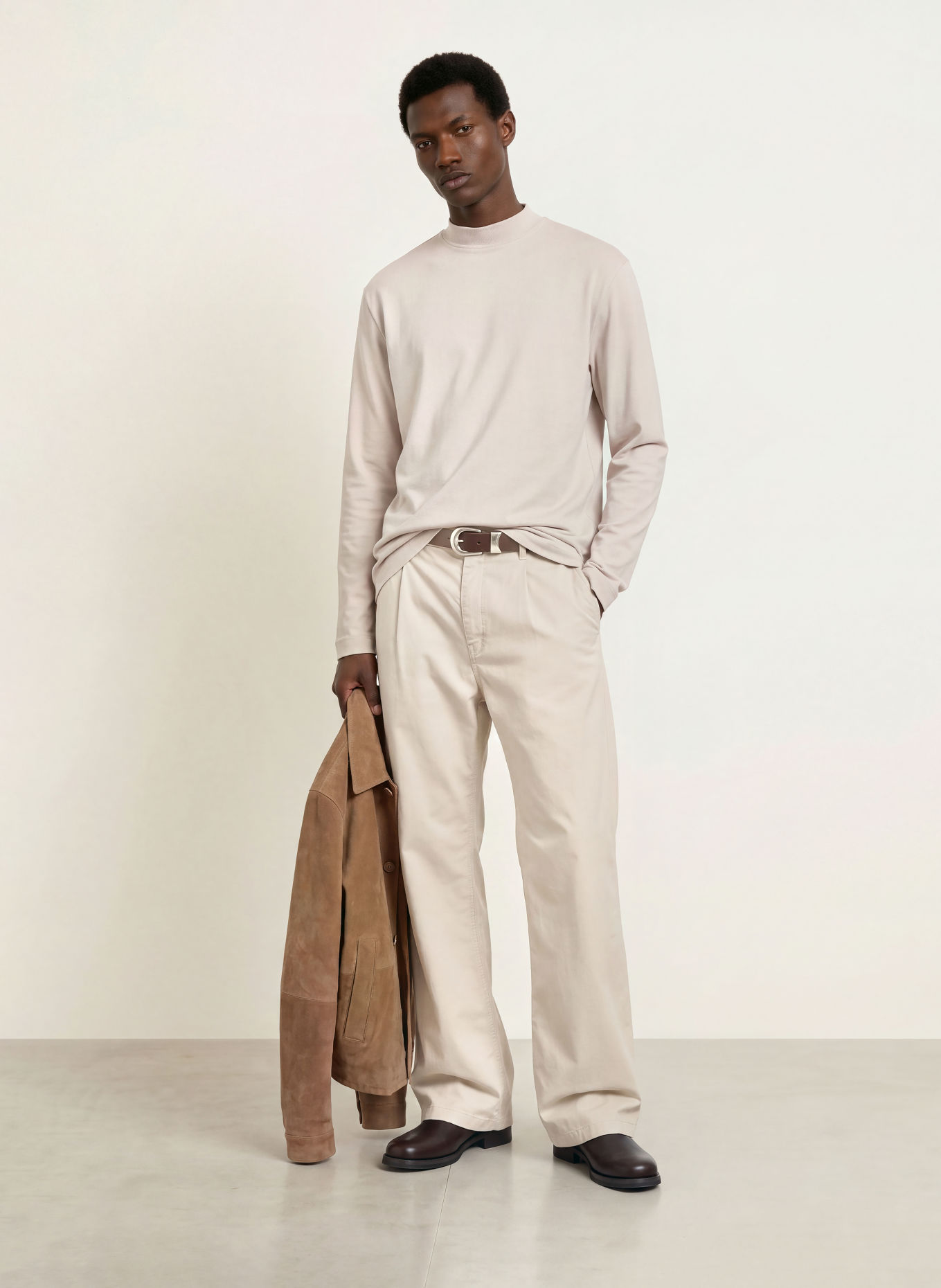 DRYKORN Longsleeve MORITZO: ECRU