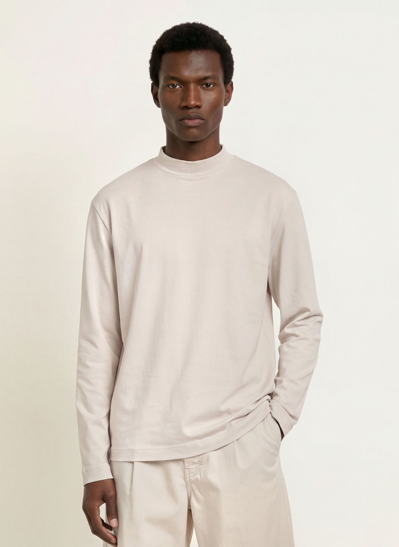 DRYKORN Longsleeve MORITZO: ECRU