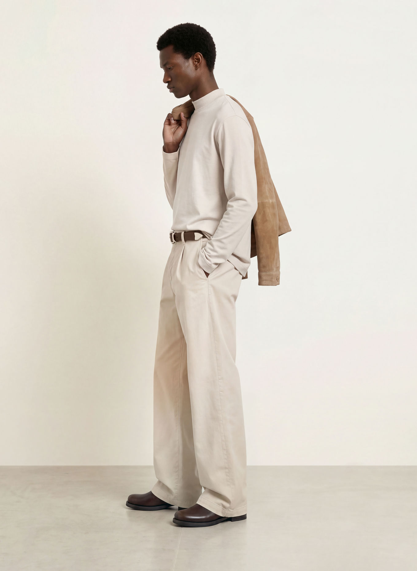 DRYKORN Longsleeve MORITZO: ECRU